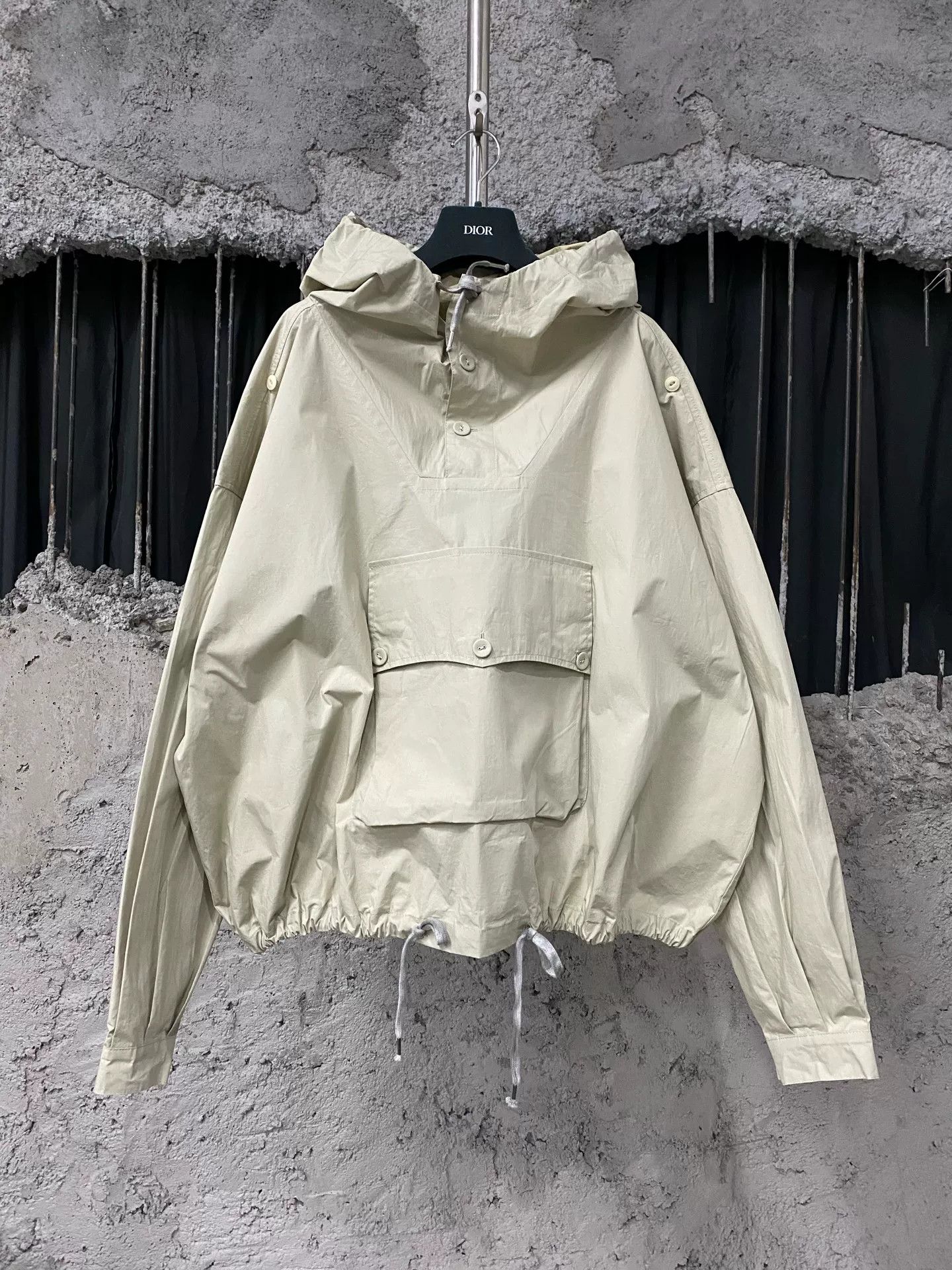 Maison Margiela Maison Margiela Beige Hooded Anorak Size S Size US S / EU 44-46 / 1 - 2 Thumbnail