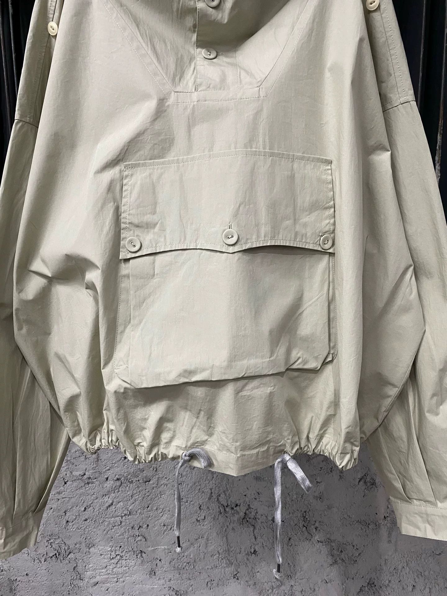Maison Margiela Maison Margiela Beige Hooded Anorak Size S Size US S / EU 44-46 / 1 - 5 Thumbnail