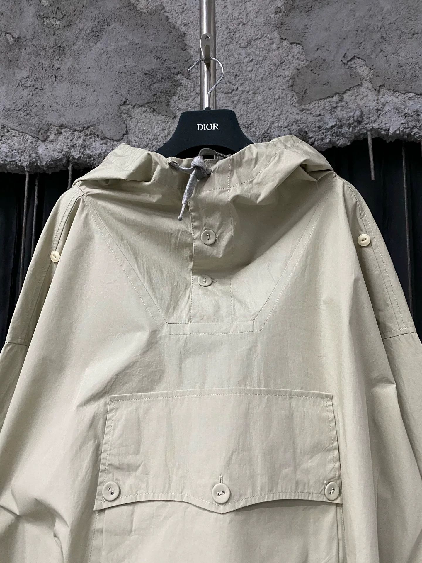 Maison Margiela Maison Margiela Beige Hooded Anorak Size S Size US S / EU 44-46 / 1 - 4 Thumbnail