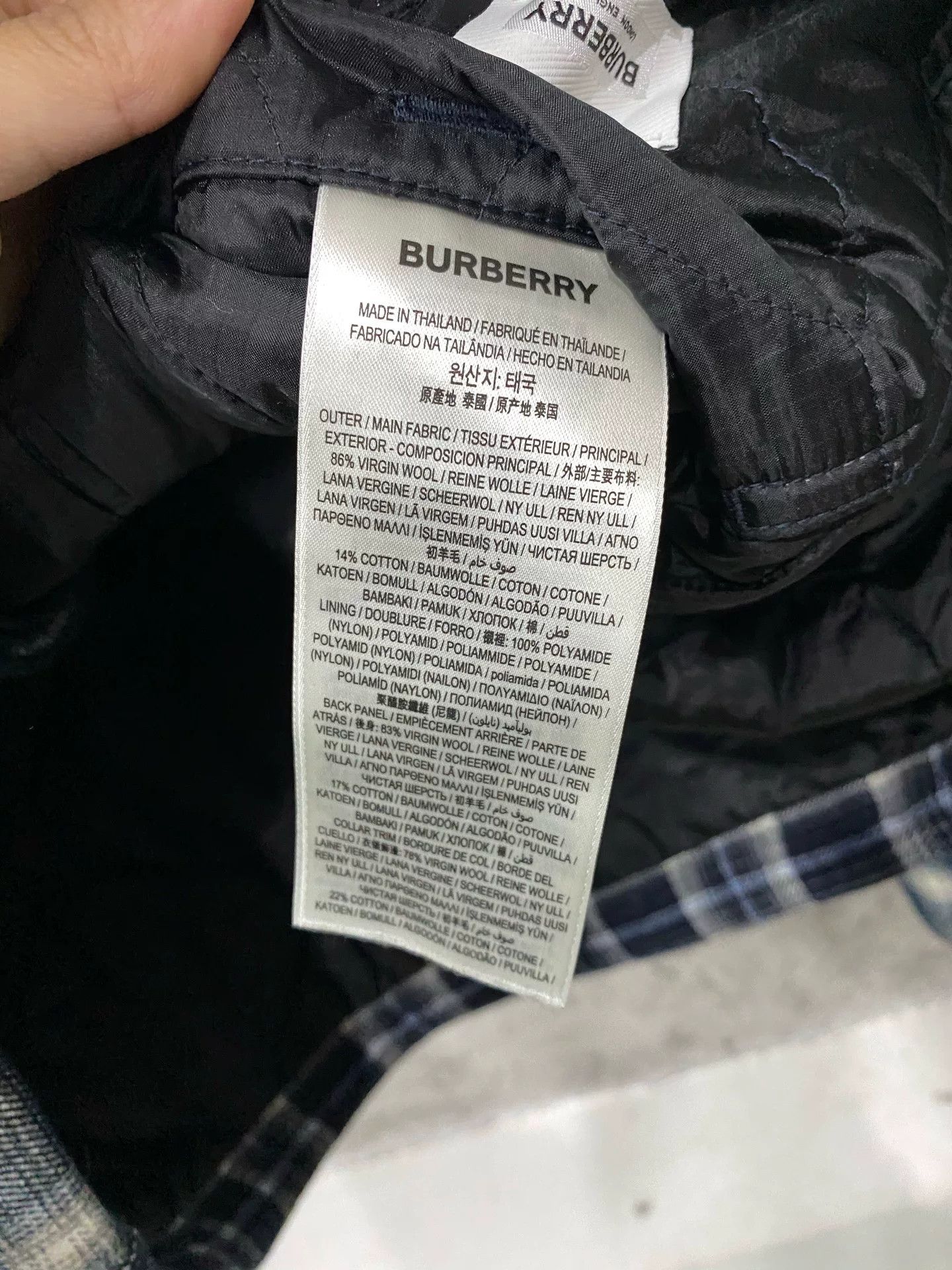 Burberry Burberry Plaid Quilted Jacket Size XL Size US XL / EU 56 / 4 - 9 Thumbnail