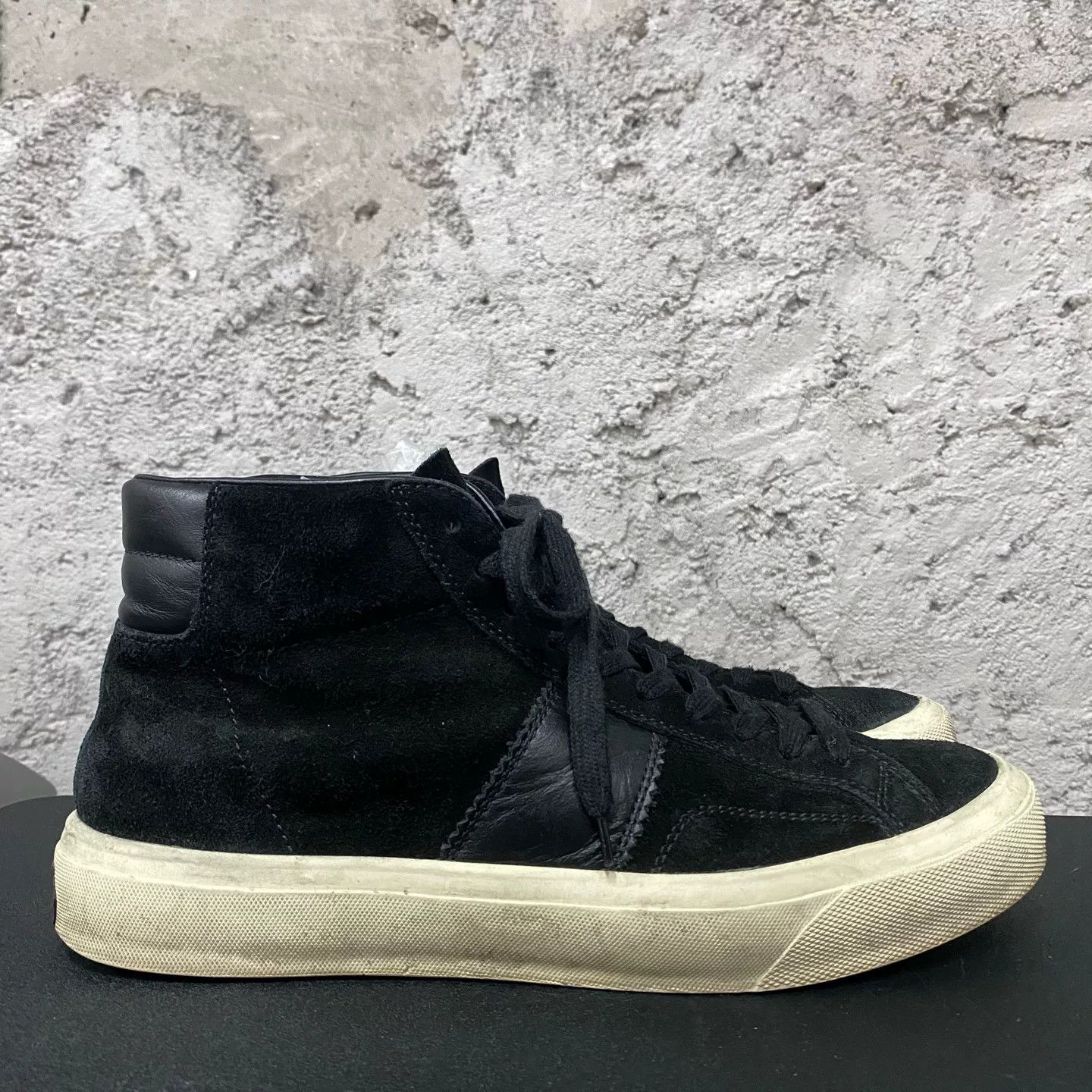 Tom Ford Tom Ford Suede Mid-Top Sneakers EU 44.5 Size US 11.5 / EU 44-45 - 2 Thumbnail