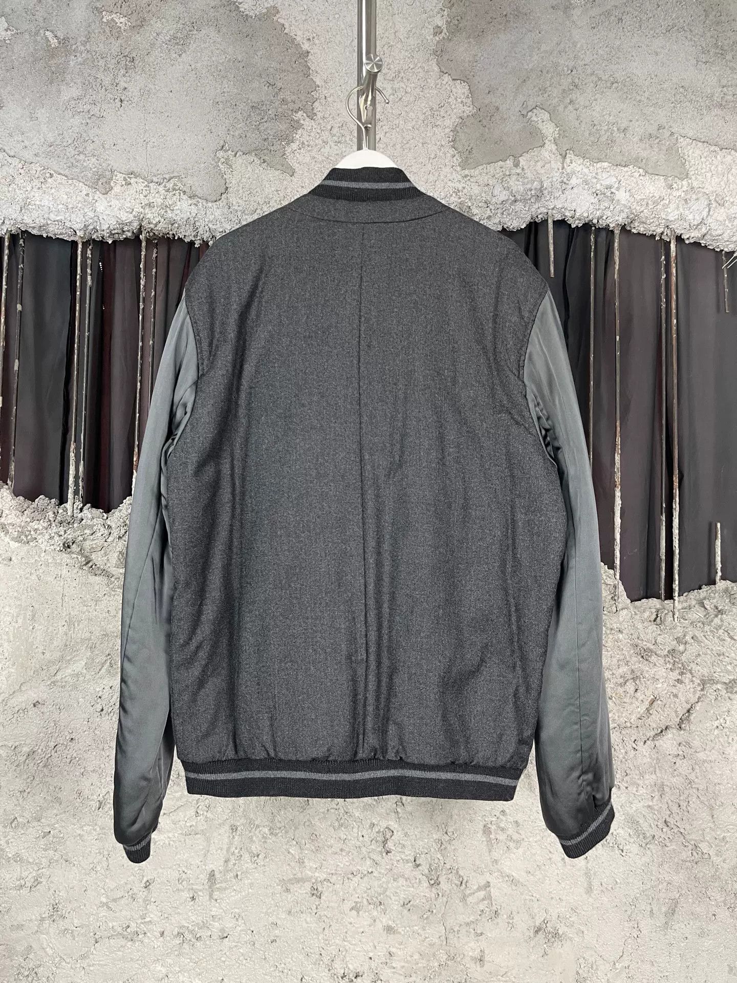 Lanvin Lanvin Wool Cashmere Bomber Jacket Size 52 Size US L / EU 52-54 / 3 - 3 Thumbnail