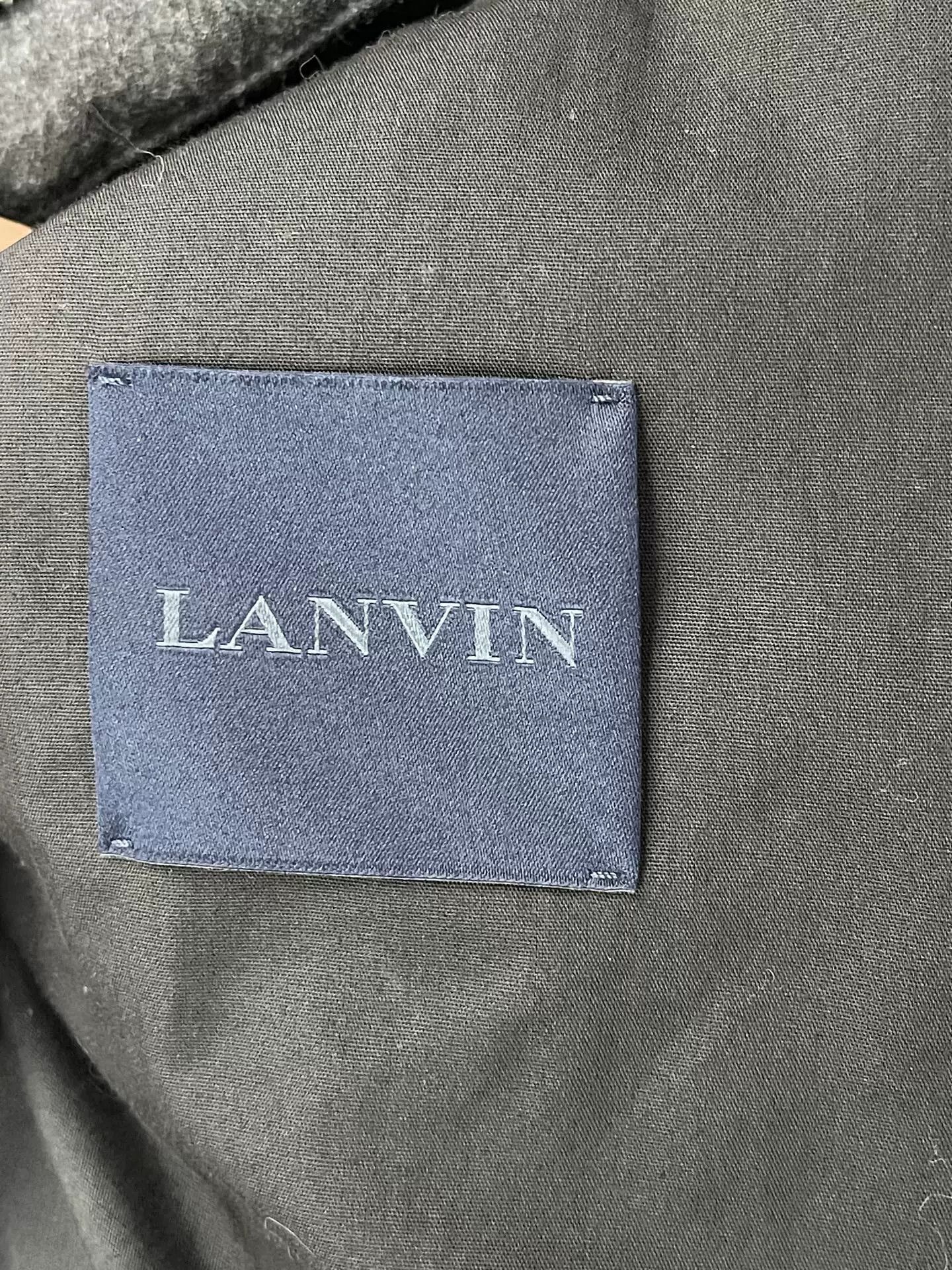 Lanvin Lanvin Wool Cashmere Bomber Jacket Size 52 Size US L / EU 52-54 / 3 - 6 Thumbnail