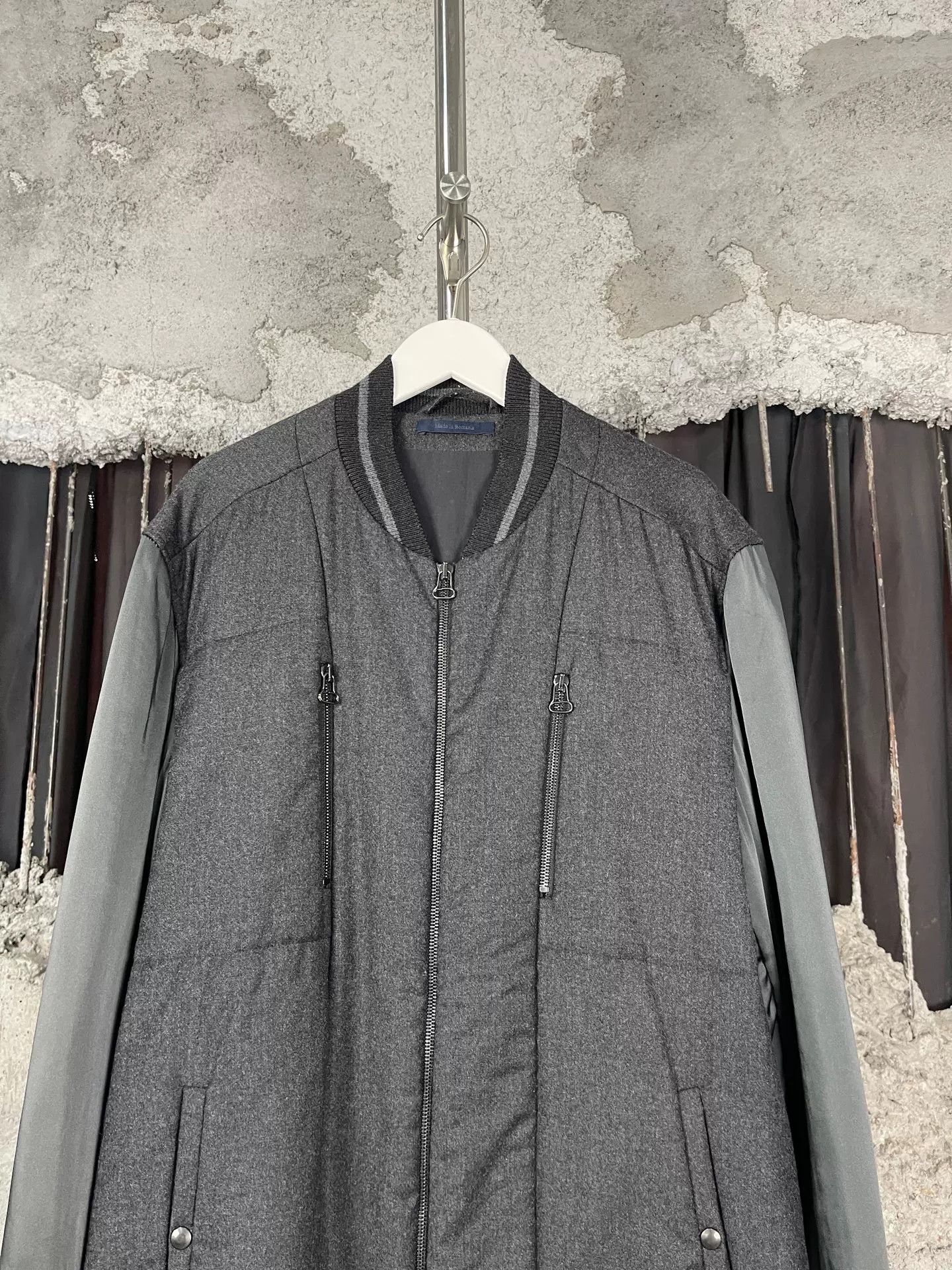 Lanvin Lanvin Wool Cashmere Bomber Jacket Size 52 Size US L / EU 52-54 / 3 - 4 Thumbnail