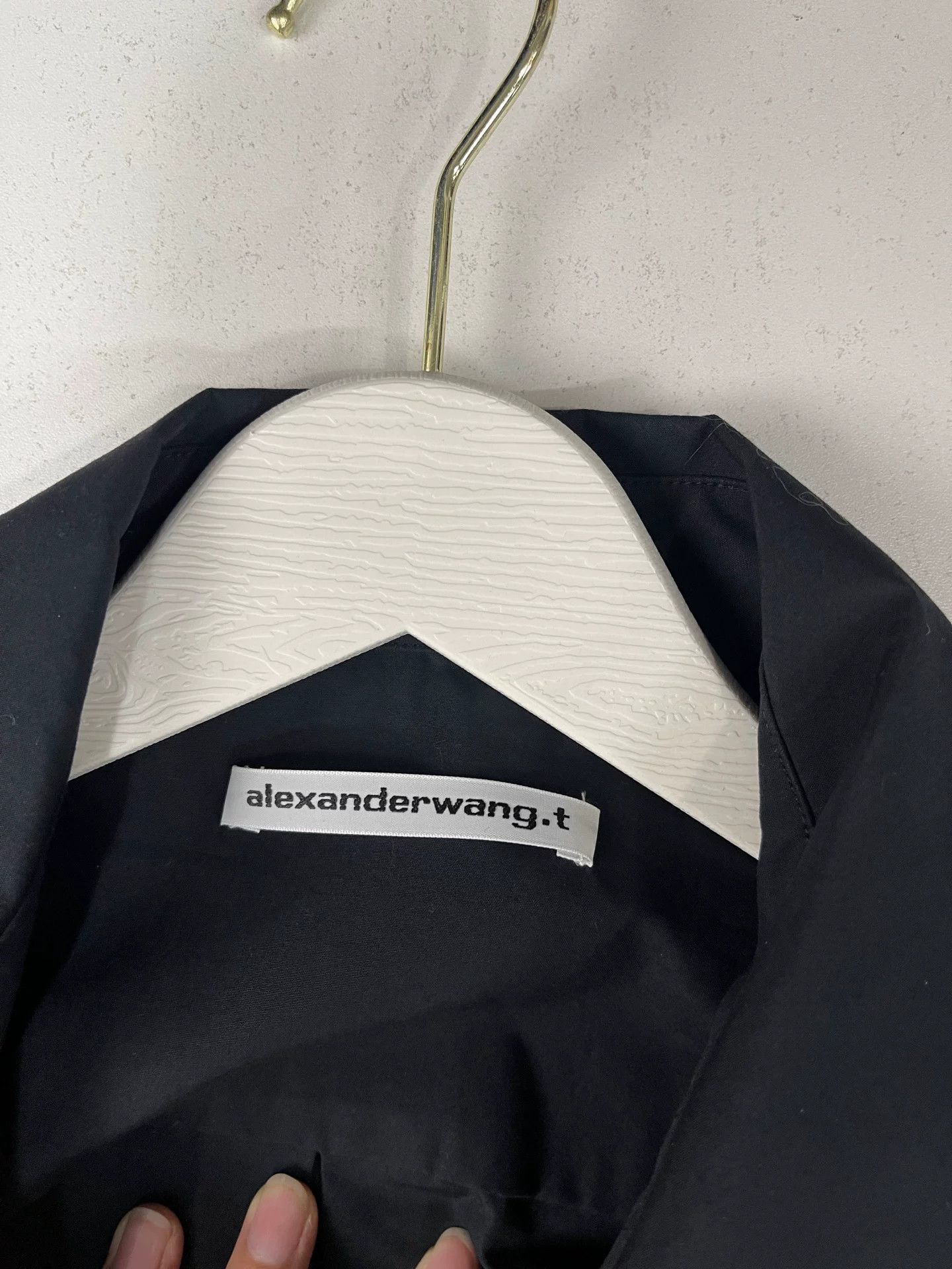 Alexander Wang Alexander Wang Black Cotton Button Up Shirt Size 0 Size XS / US 0-2 / IT 36-38 - 7 Thumbnail