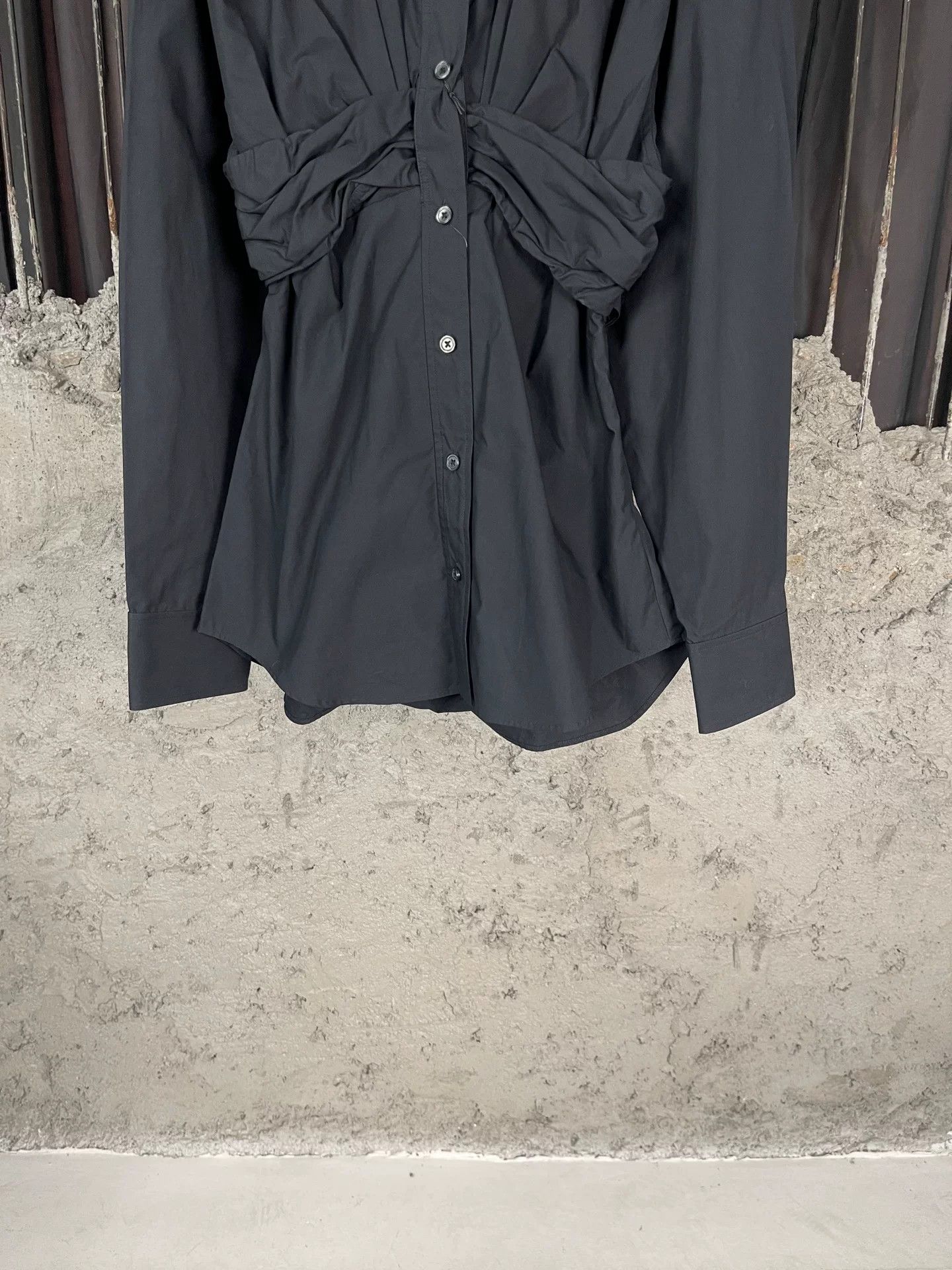 Alexander Wang Alexander Wang Black Cotton Button Up Shirt Size 0 Size XS / US 0-2 / IT 36-38 - 5 Thumbnail