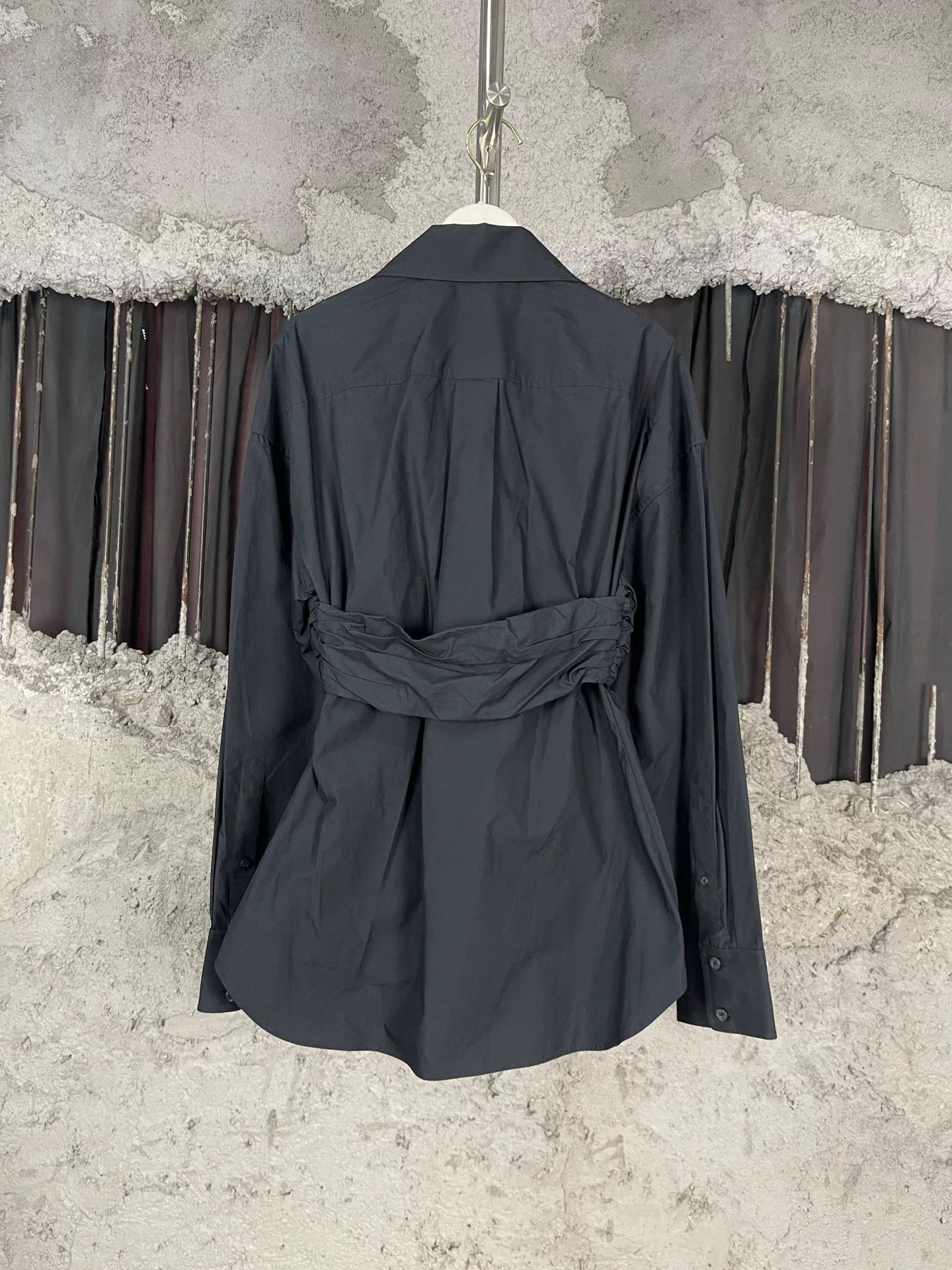 Alexander Wang Alexander Wang Black Cotton Button Up Shirt Size 0 Size XS / US 0-2 / IT 36-38 - 3 Thumbnail