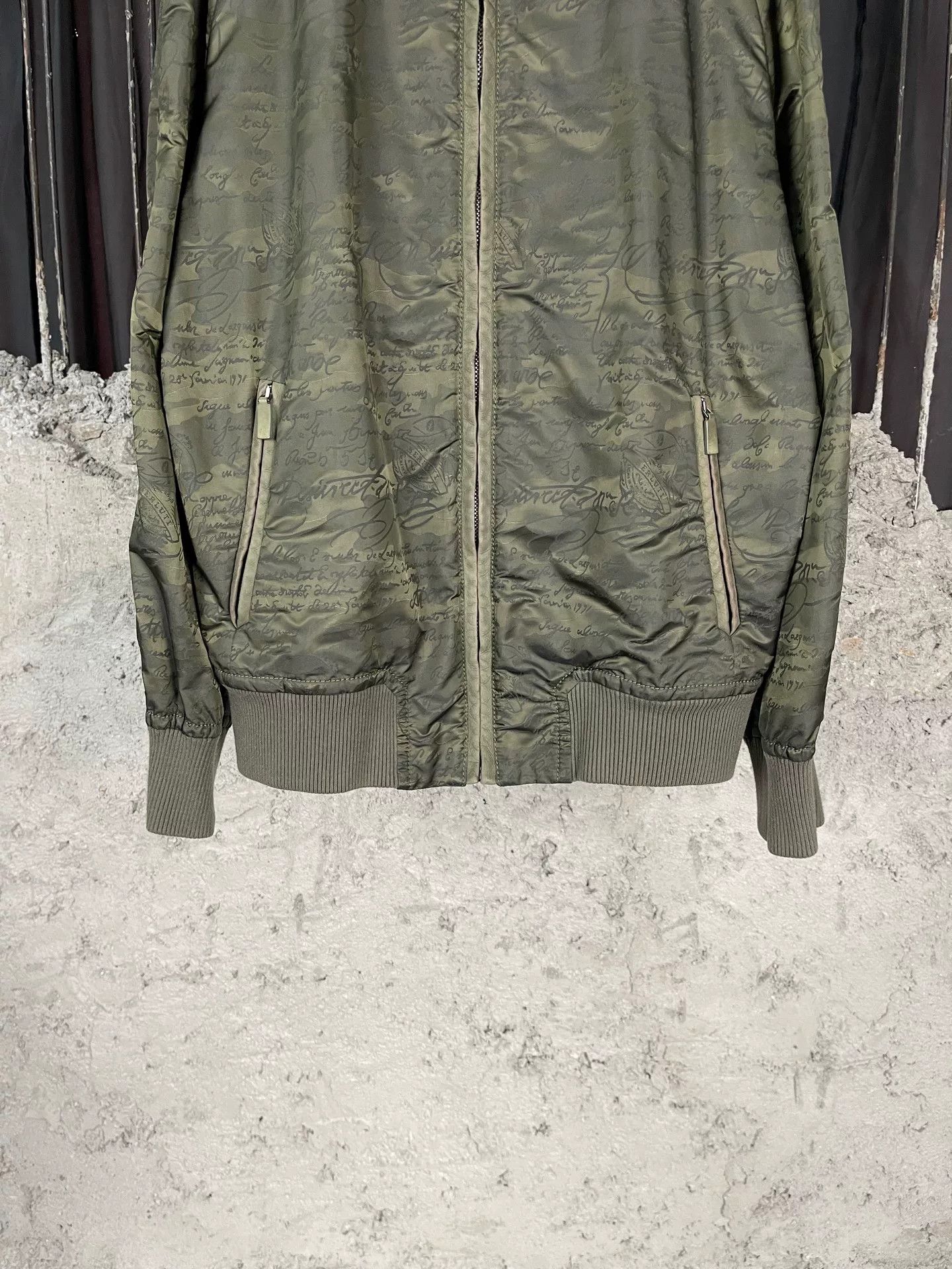 Berluti Berluti Scritto Pattern Bomber Jacket Size M Size US M / EU 48-50 / 2 - 5 Thumbnail