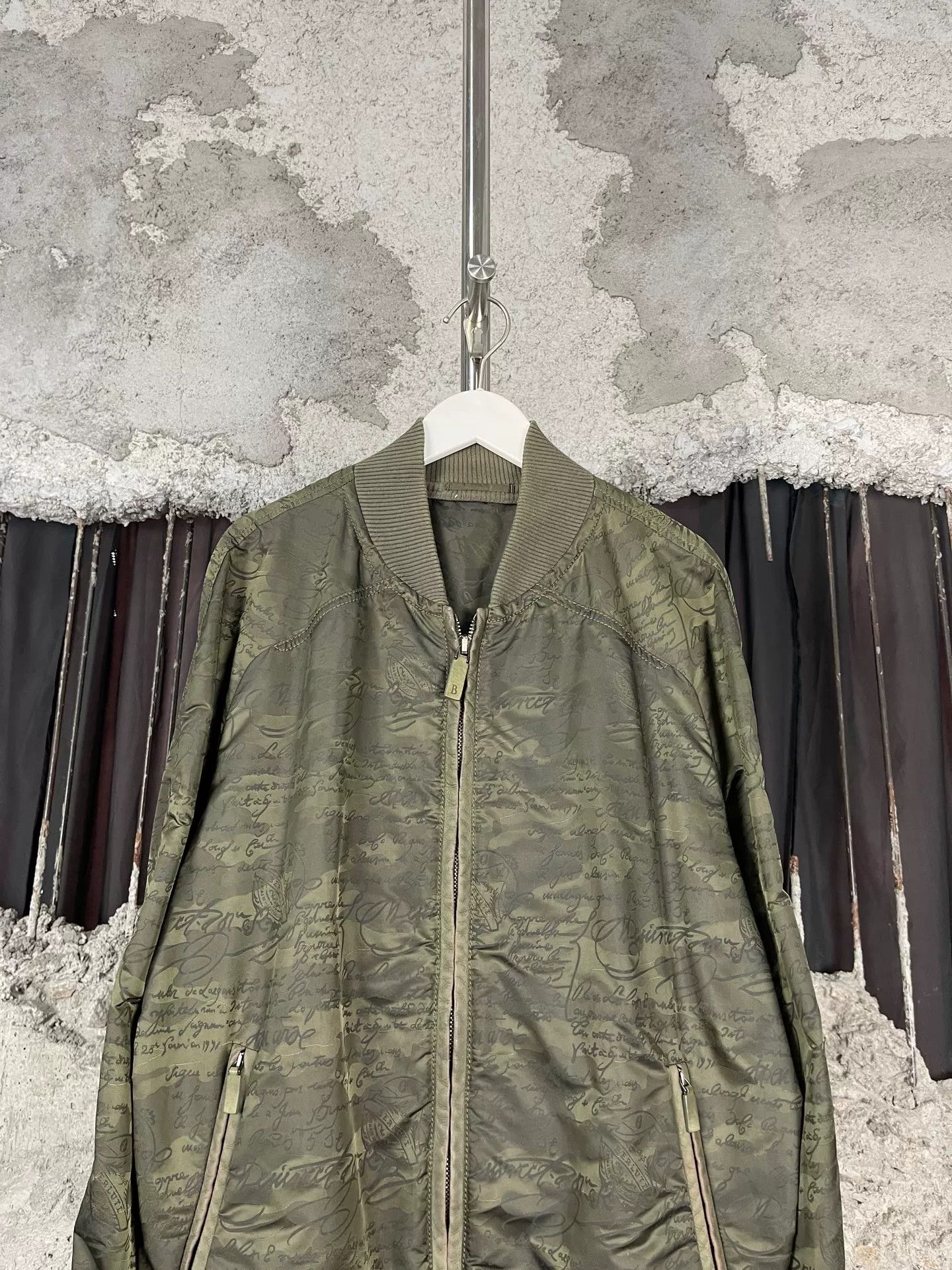 Berluti Berluti Scritto Pattern Bomber Jacket Size M Size US M / EU 48-50 / 2 - 4 Thumbnail
