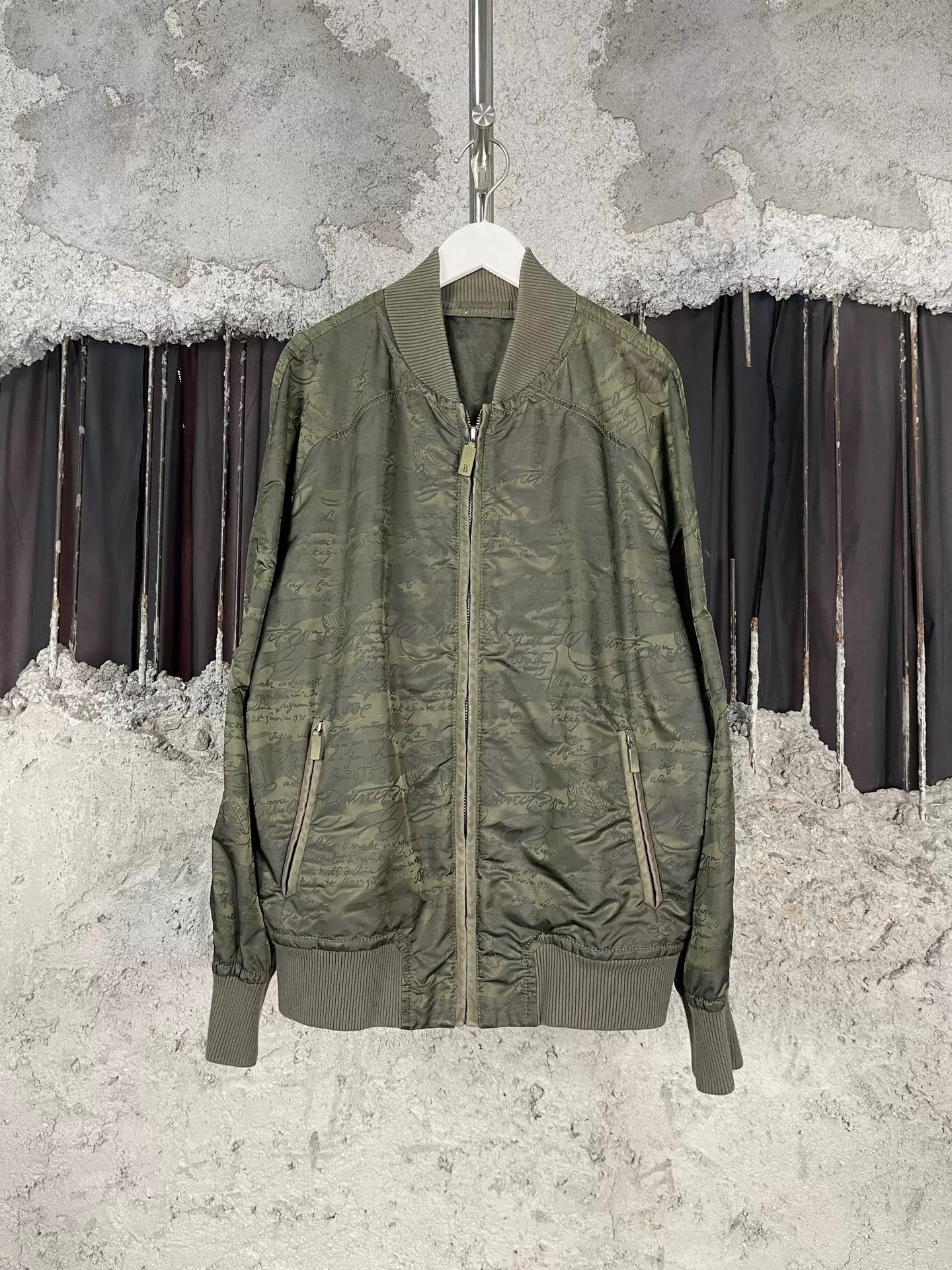 Berluti Berluti Scritto Pattern Bomber Jacket Size M Size US M / EU 48-50 / 2 - 2 Thumbnail