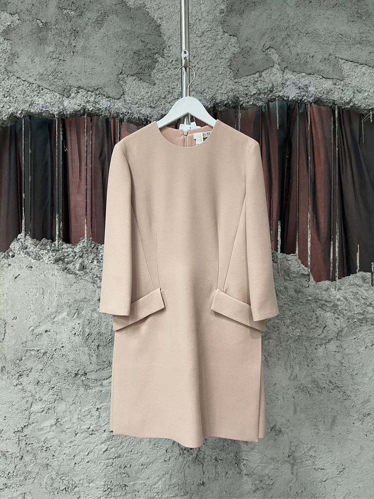 Dior Christian Dior Dress Beige Size 36 Size XS / US 0-2 / IT 36-38 - 2 Thumbnail
