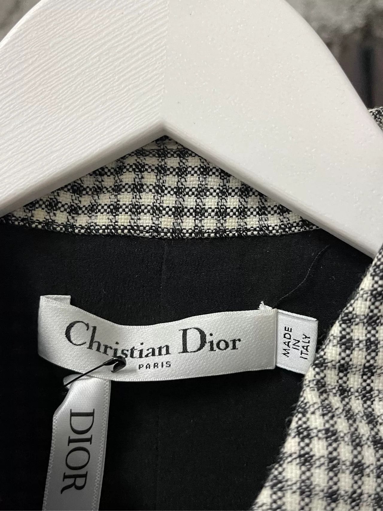 Dior Dior Houndstooth Button Up Dress Size 36 Size XS / US 0-2 / IT 36-38 - 7 Thumbnail