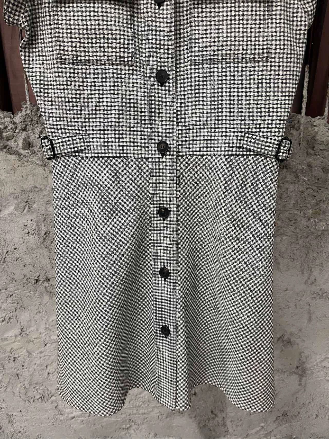Dior Dior Houndstooth Button Up Dress Size 36 Size XS / US 0-2 / IT 36-38 - 5 Thumbnail