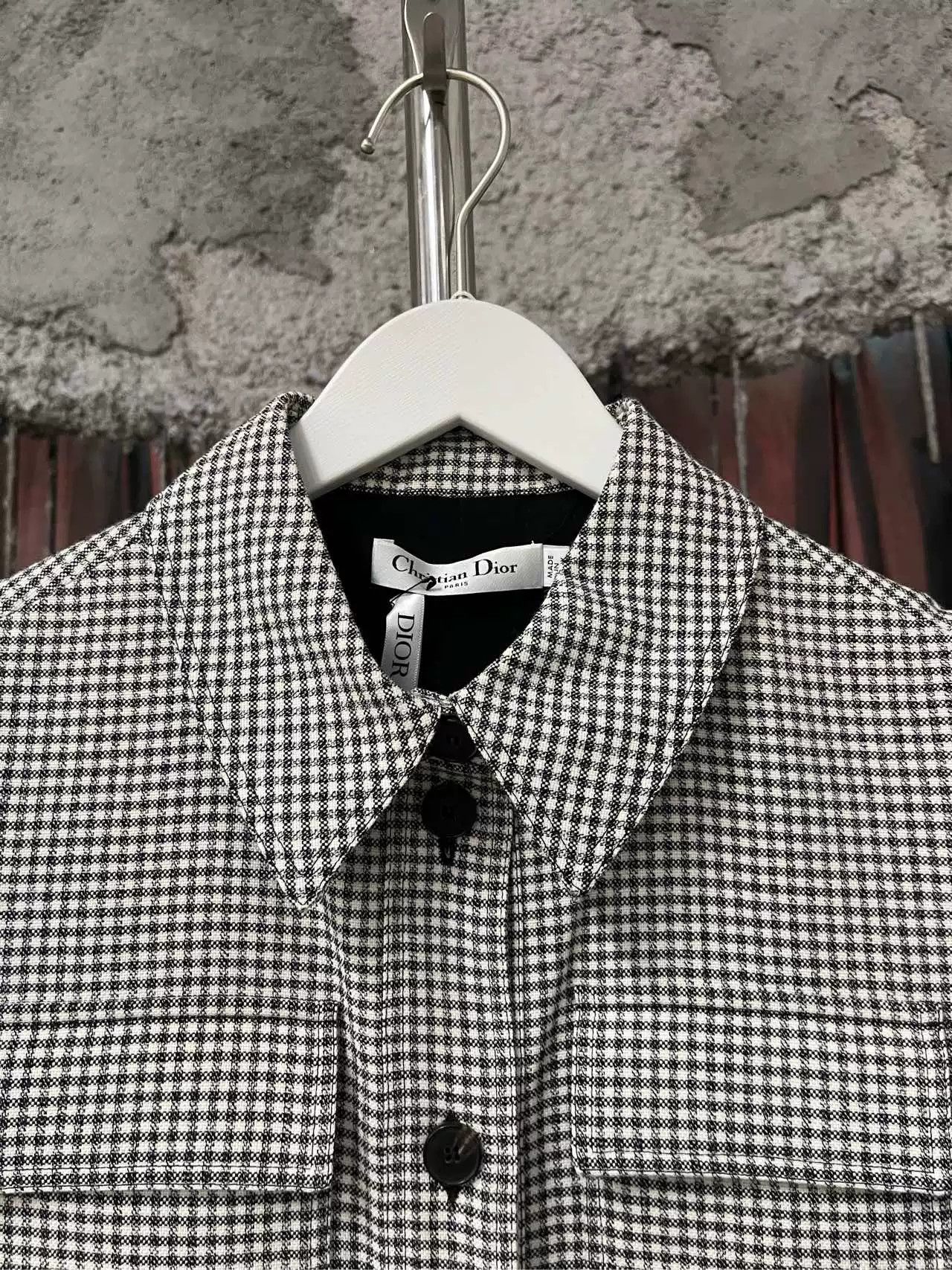 Dior Dior Houndstooth Button Up Dress Size 36 Size XS / US 0-2 / IT 36-38 - 6 Thumbnail