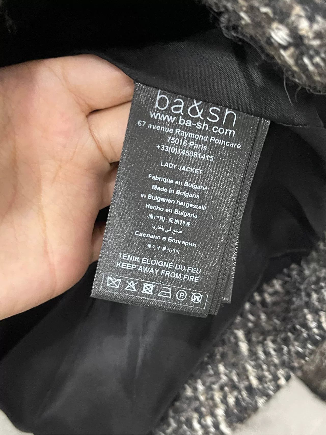 ba&sh ba&sh Tweed Jacket Size 3 Size L / US 10 / IT 46 - 8 Thumbnail