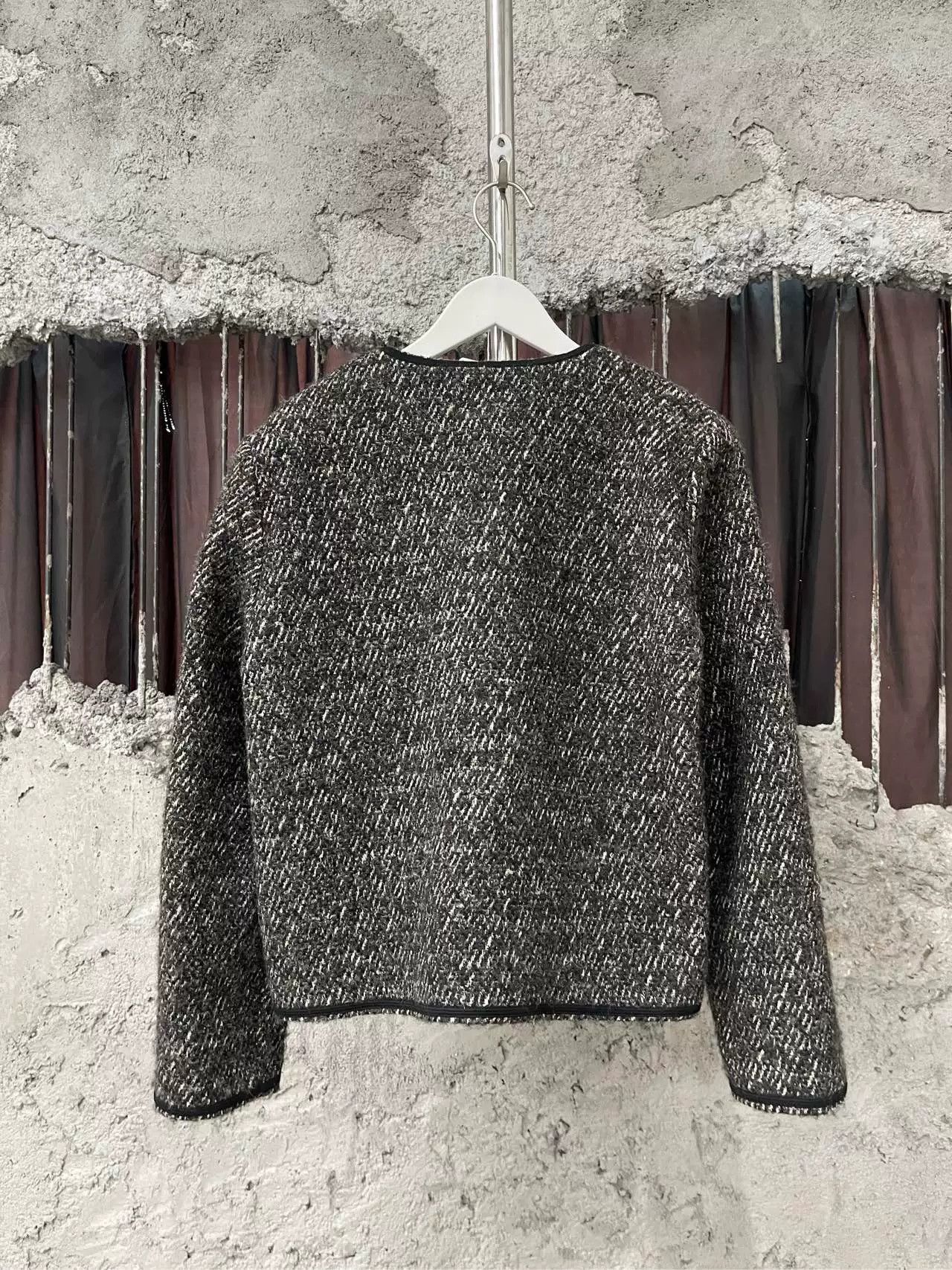 ba&sh ba&sh Tweed Jacket Size 3 Size L / US 10 / IT 46 - 3 Thumbnail