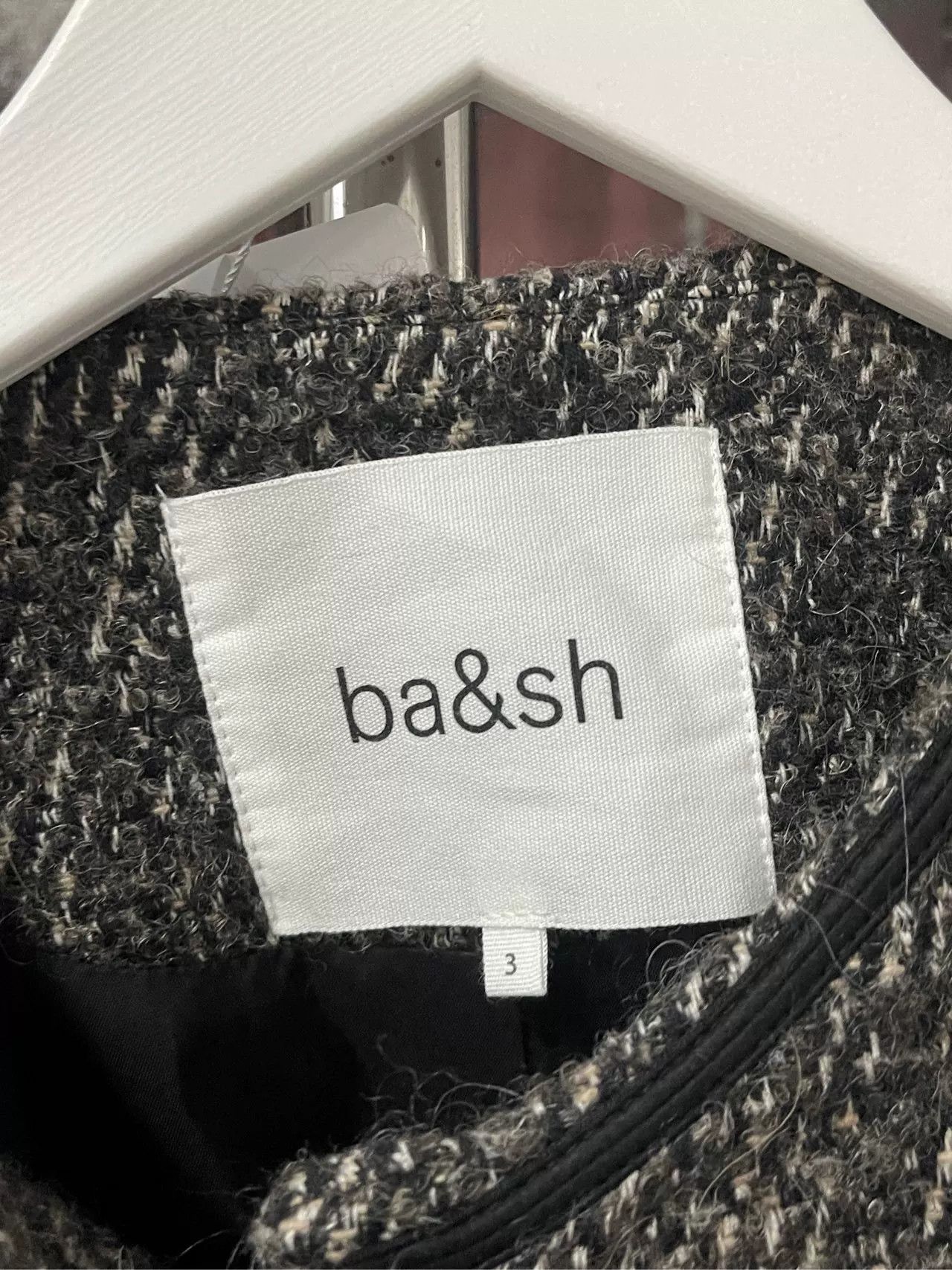 ba&sh ba&sh Tweed Jacket Size 3 Size L / US 10 / IT 46 - 7 Thumbnail