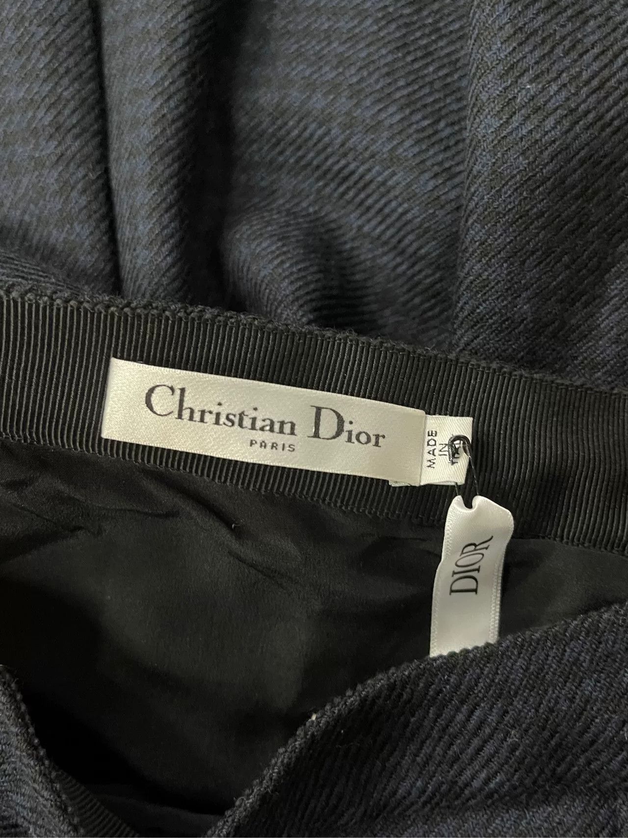 Dior Christian Dior Wool Fringed Skirt Size 36 Size 26" / US 2 / IT 38 - 6 Thumbnail