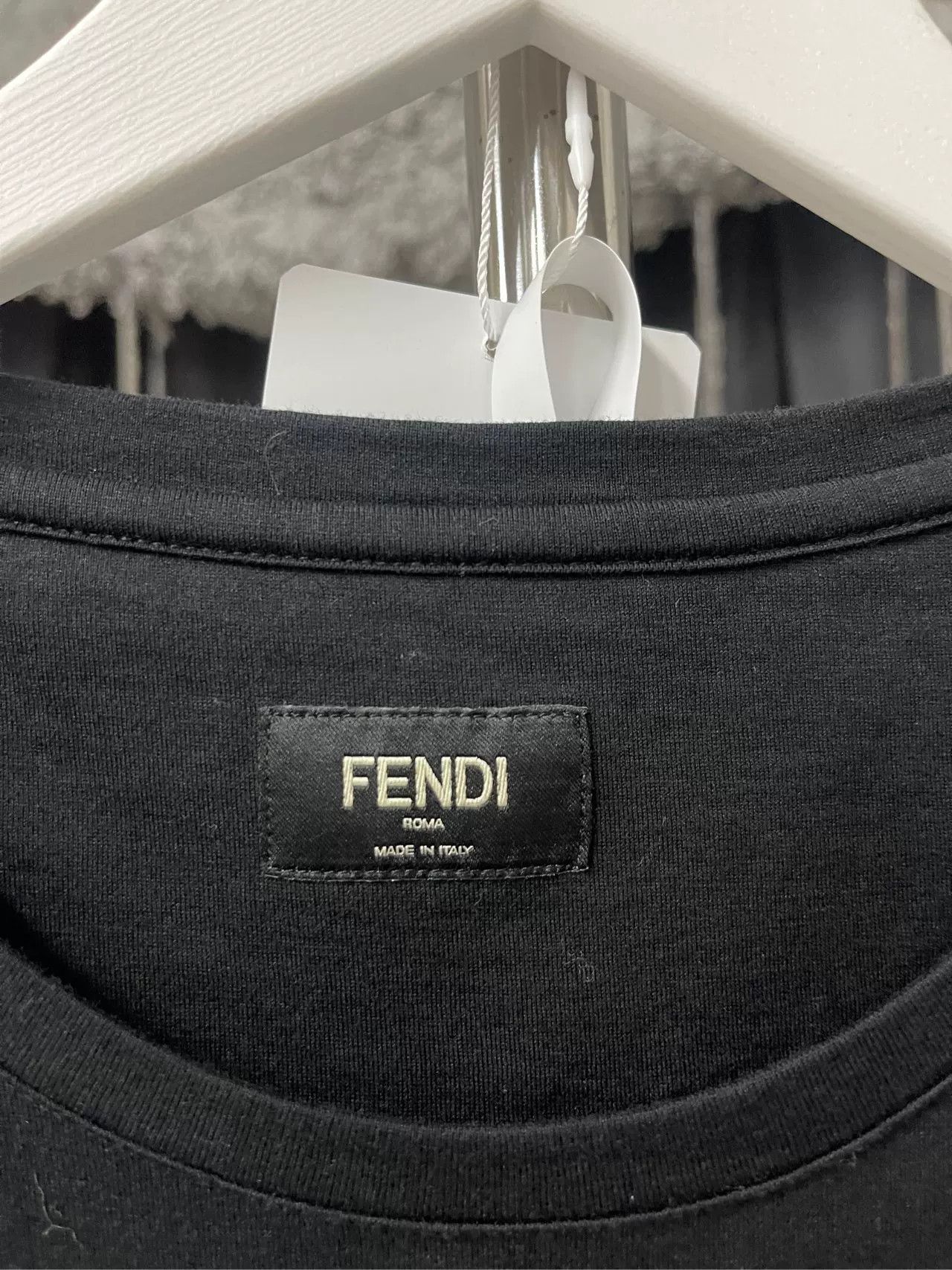 Fendi Fendi Graphic Logo T-Shirt Size XL Size US XL / EU 56 / 4 - 7 Thumbnail