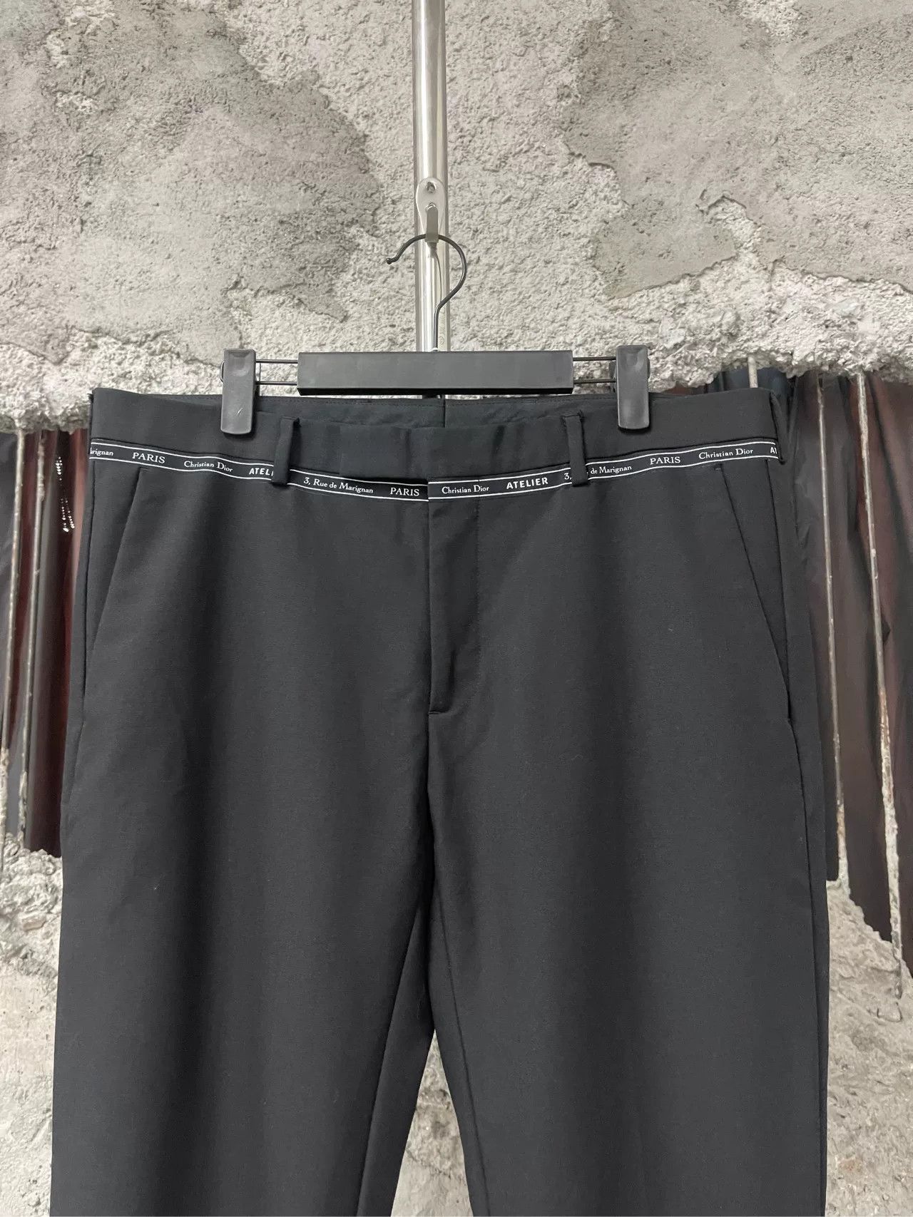 Dior Dior Atelier Logo Trim Trousers Size 36 Size US 36 / EU 52 - 4 Thumbnail