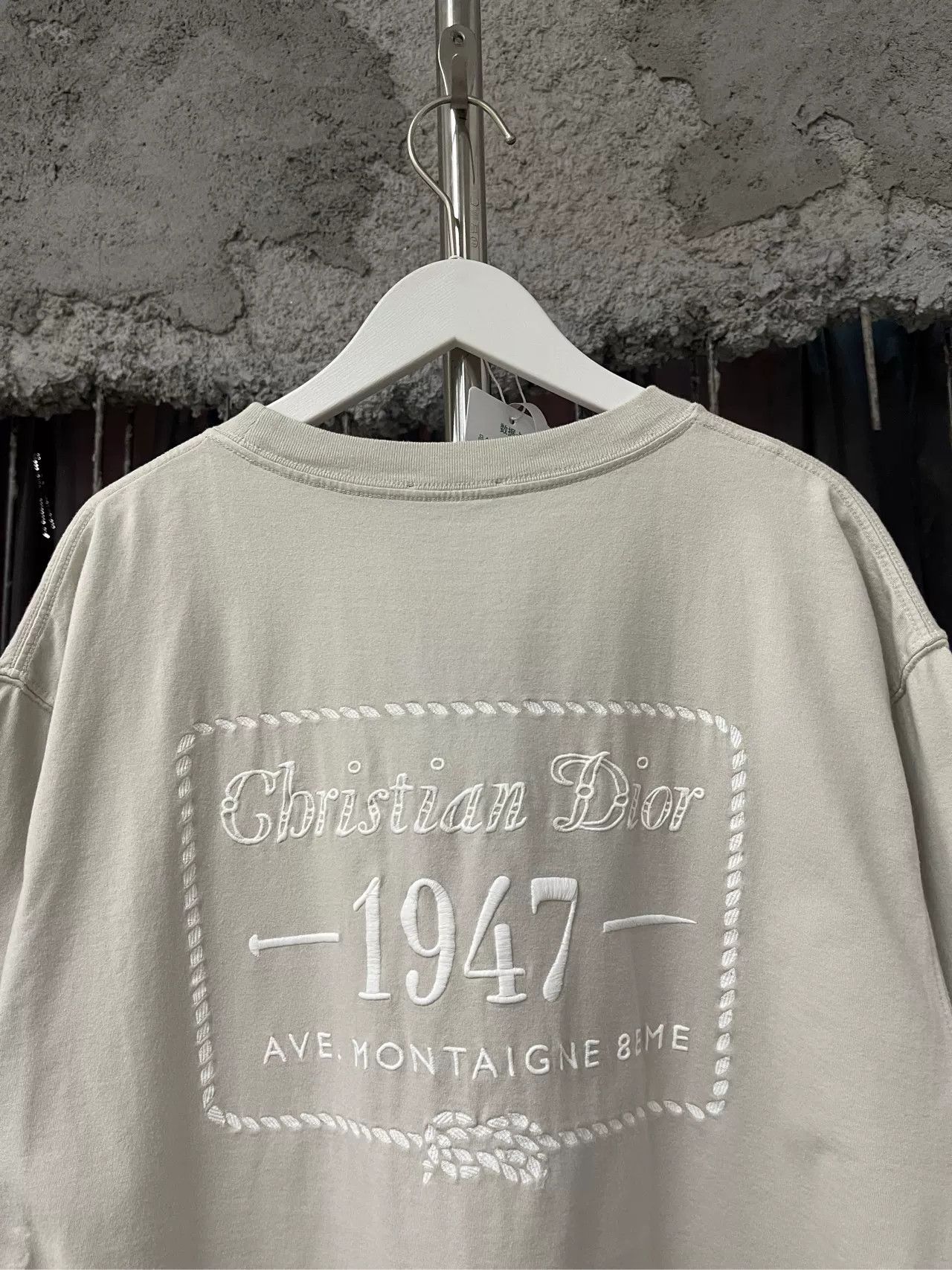 Dior Dior 1947 Embroidery T-Shirt Size L Size US L / EU 52-54 / 3 - 4 Thumbnail