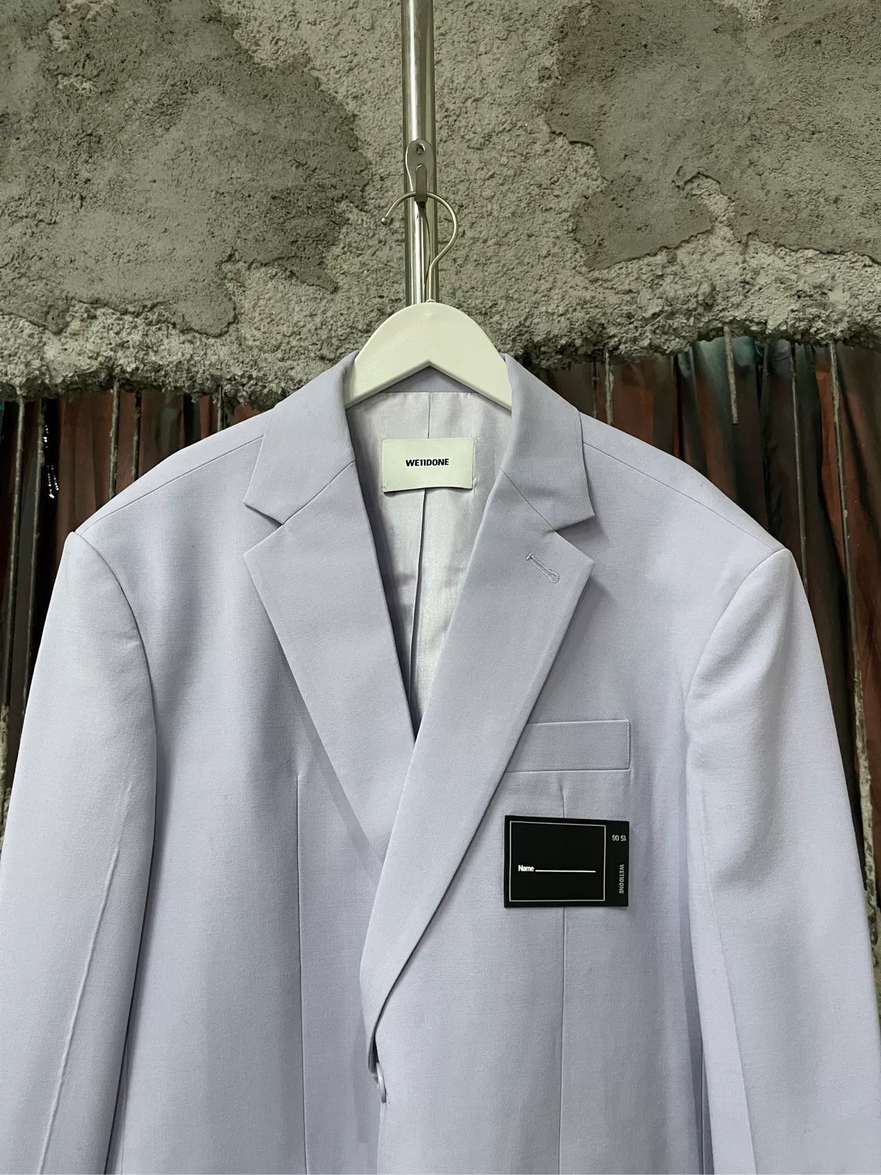 WE11DONE WE11DONE Purple Wool Blazer Size S Size 36R - 4 Thumbnail