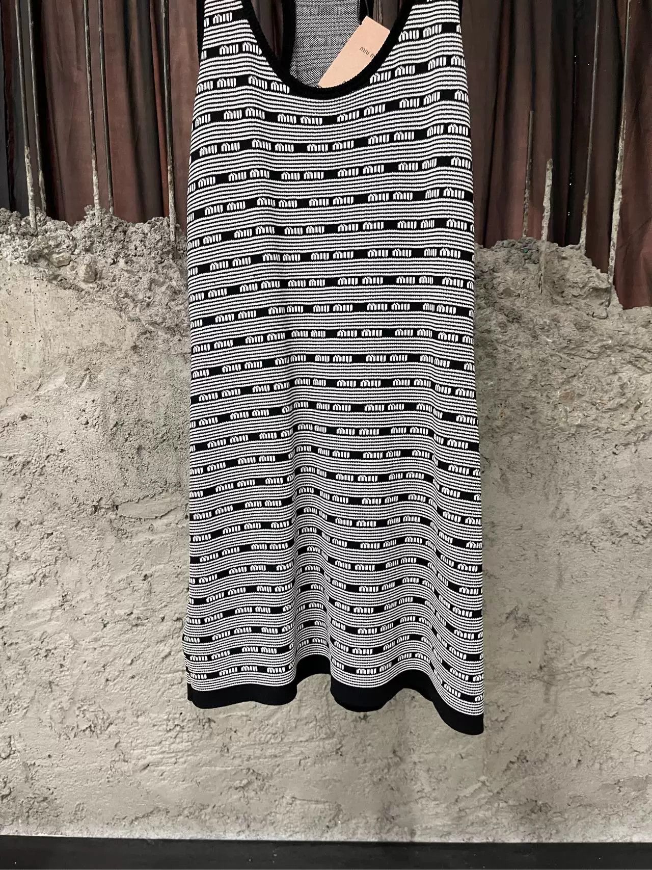 Miu Miu Miu Miu Striped Logo Tank Top Size 42 Size M / US 6-8 / IT 42-44 - 5 Thumbnail