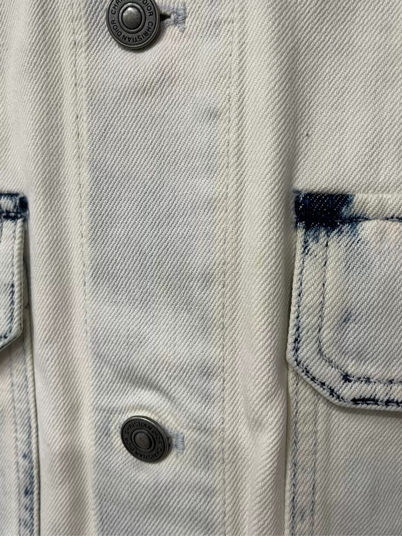 Dior Dior Tie-Dye Bee Denim Jacket Size 38 Size S / US 4 / IT 40 - 7 Thumbnail