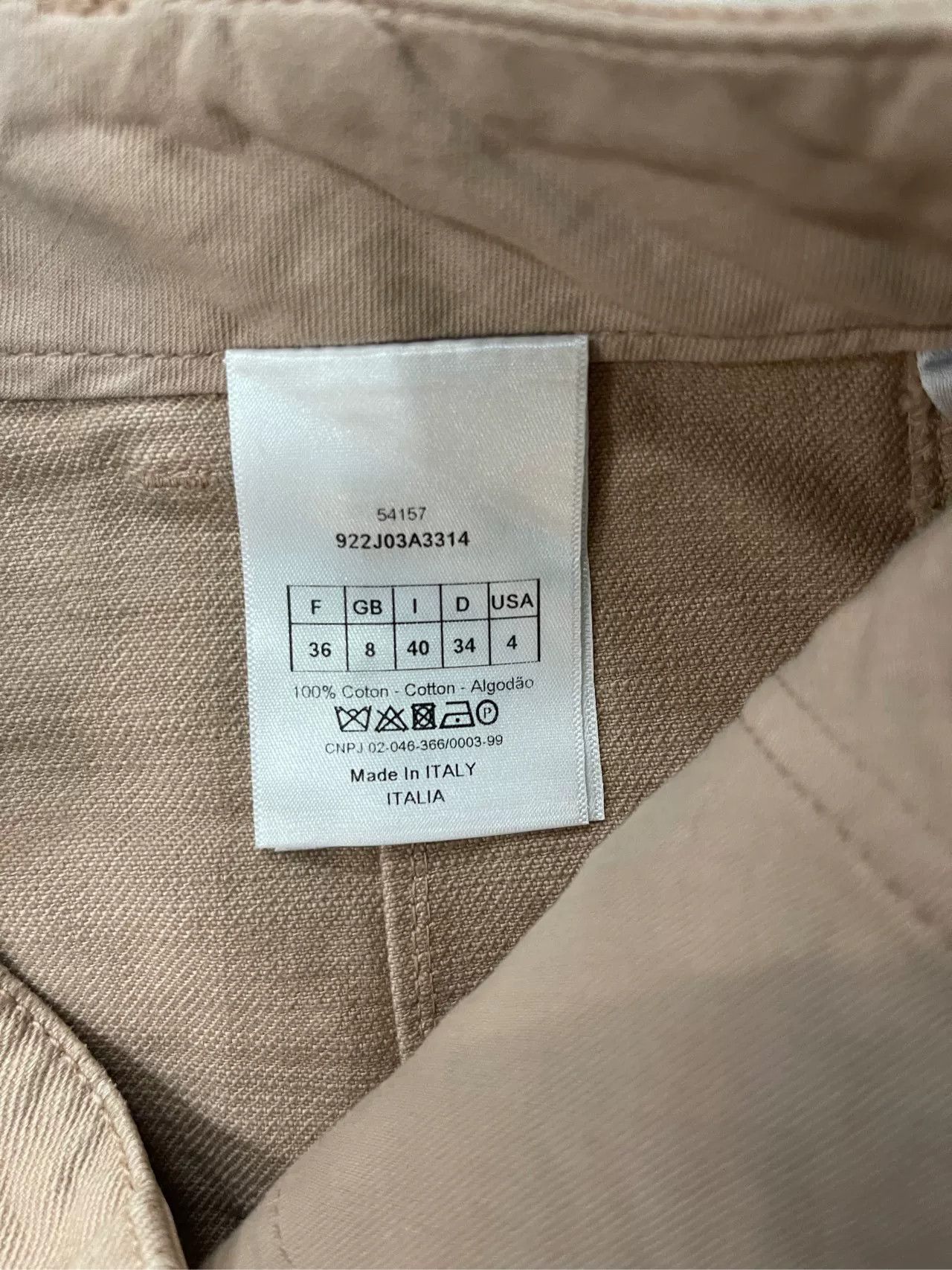 Dior Dior Cotton Mini Skirt Size 36 Size 26" / US 2 / IT 38 - 8 Thumbnail