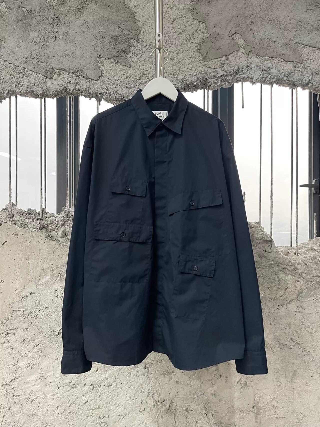 Hermes Hermes Multi-Pocket Shirt Size M Size US M / EU 48-50 / 2 - 2 Thumbnail