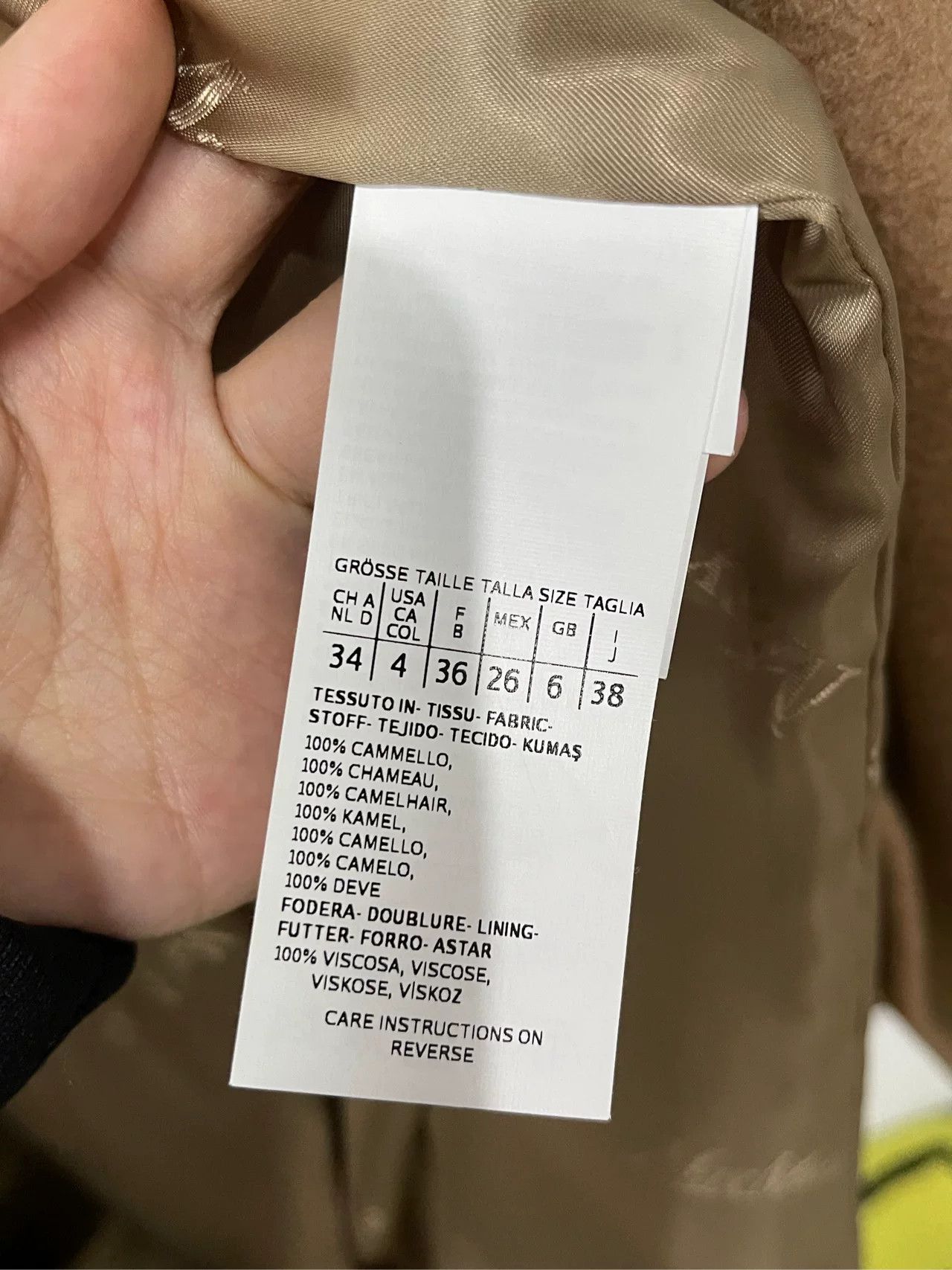 Max Mara Max Mara Camel Hair Hooded Coat Size 38 Size XS / US 0-2 / IT 36-38 - 8 Thumbnail