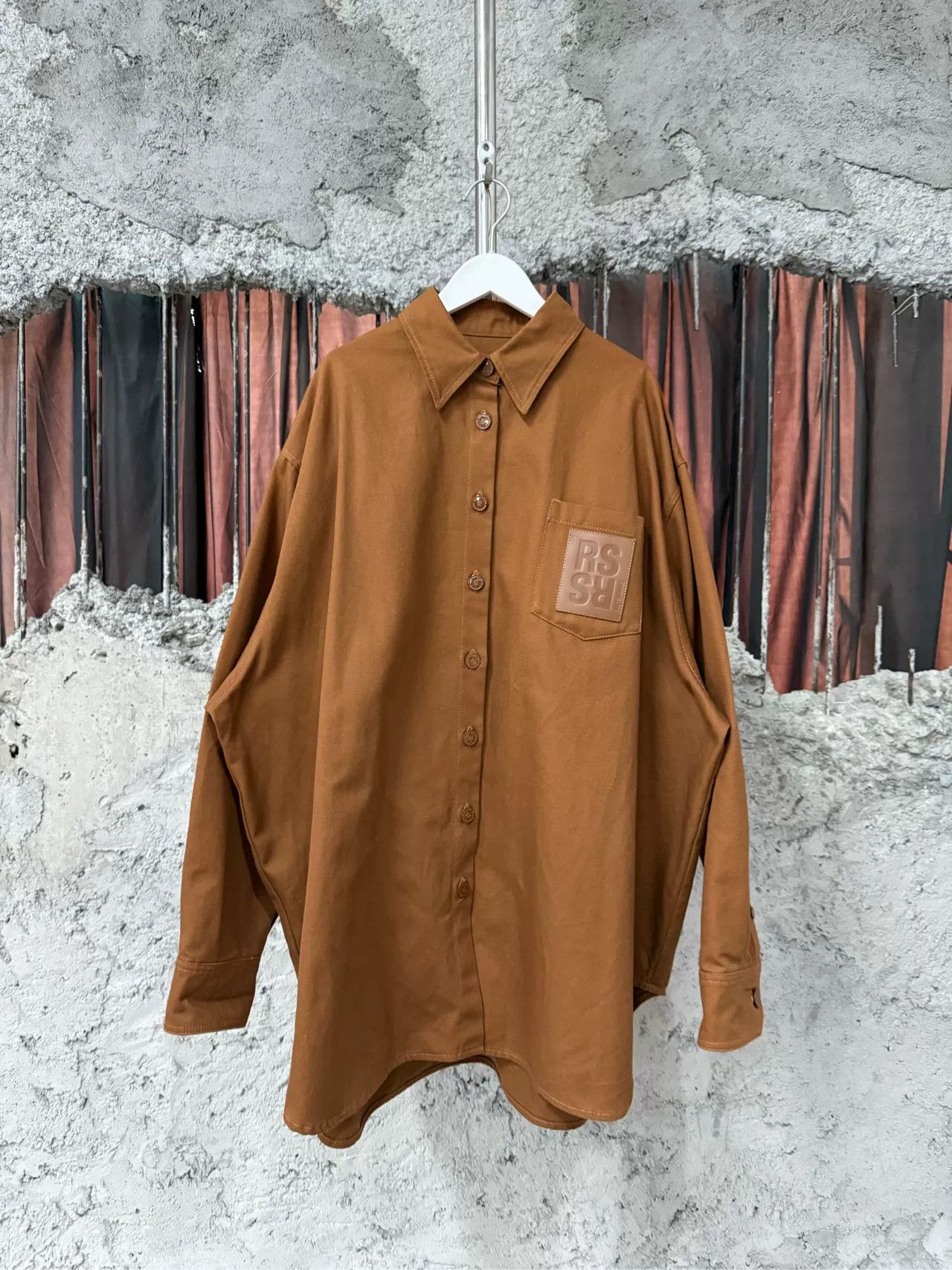 Raf Simons Raf Simons Logo Patch Denim Shirt Size M Size US M / EU 48-50 / 2 - 2 Thumbnail