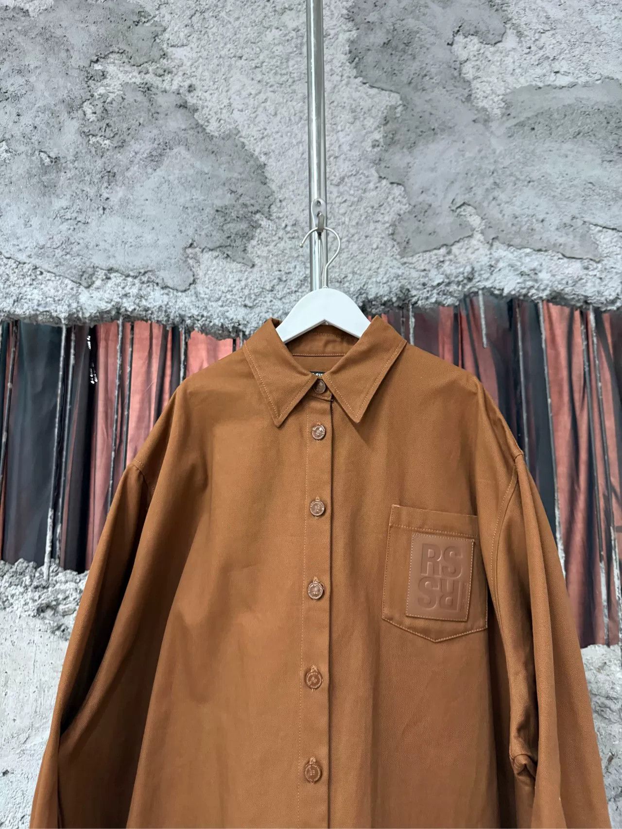 Raf Simons Raf Simons Logo Patch Denim Shirt Size M Size US M / EU 48-50 / 2 - 5 Thumbnail