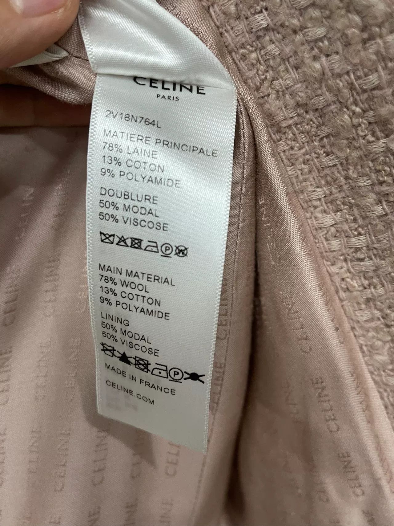 Celine Celine Tweed Jacket Size 38 Size S / US 4 / IT 40 - 9 Thumbnail
