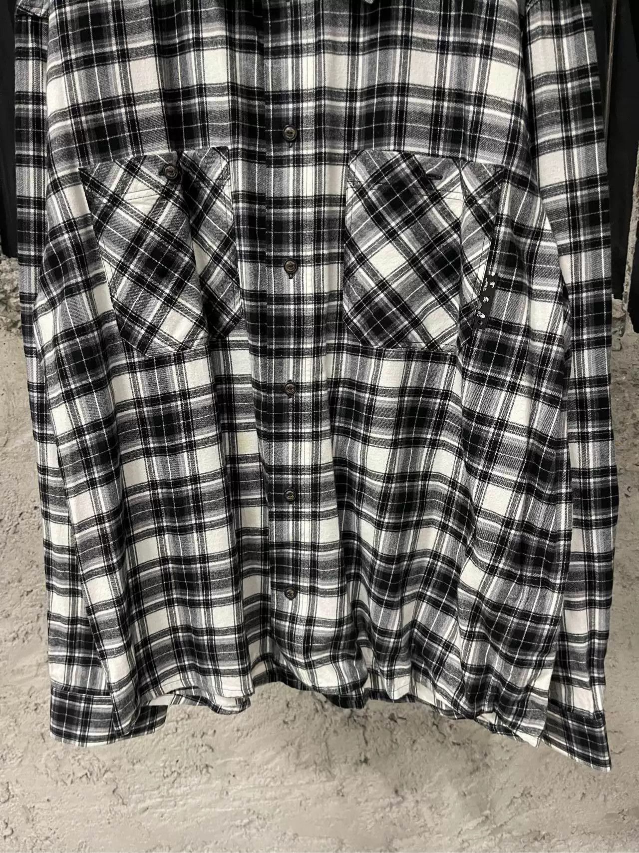 Off-White Off-White Plaid Flannel Shirt Size XL Size US XL / EU 56 / 4 - 6 Thumbnail