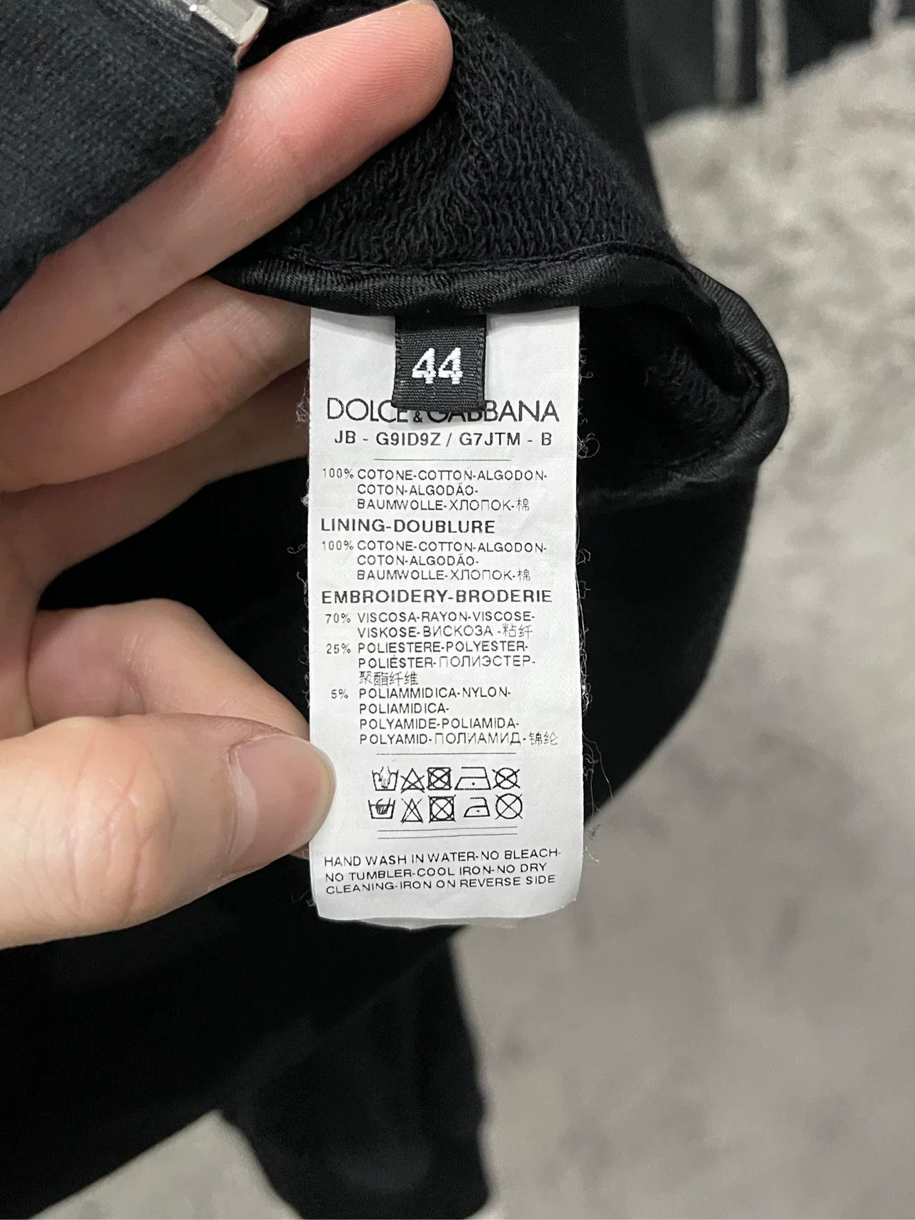 Dolce & Gabbana Dolce & Gabbana Patch Zip Hoodie Size S Size US S / EU 44-46 / 1 - 7 Thumbnail