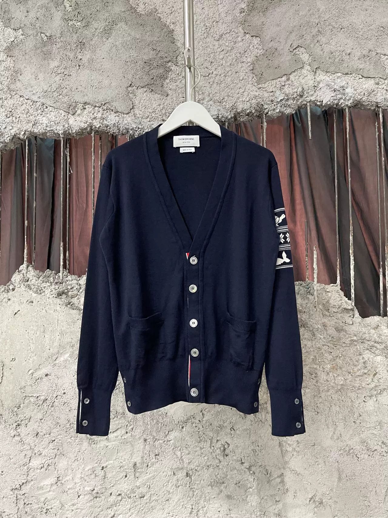 Thom Browne Thom Browne Intarsia Cardigan Size XS Size US XS / EU 42 / 0 - 2 Thumbnail
