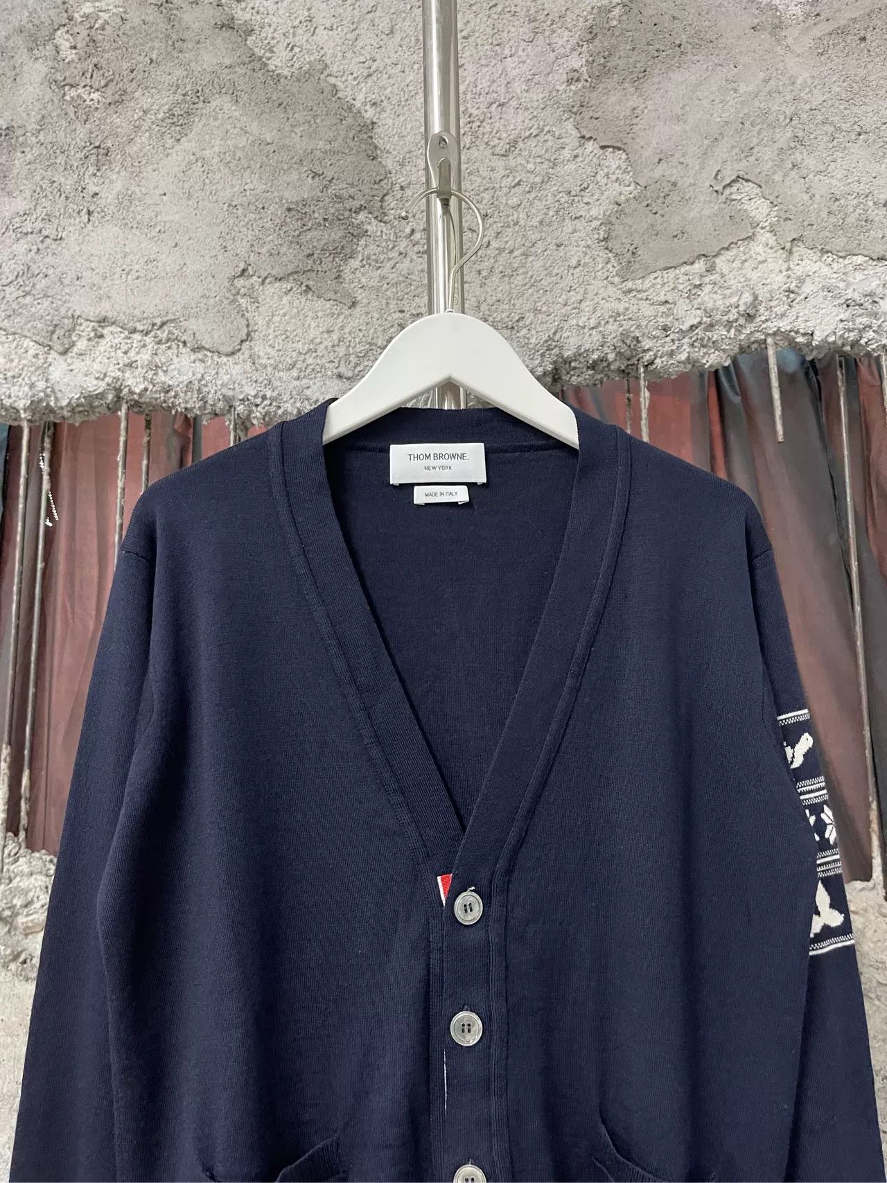 Thom Browne Thom Browne Intarsia Cardigan Size XS Size US XS / EU 42 / 0 - 4 Thumbnail