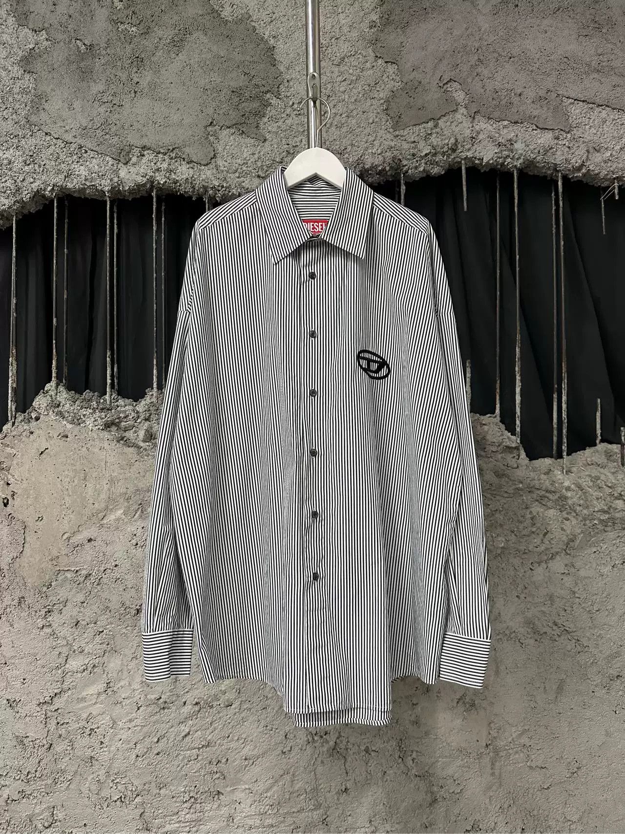 Diesel Diesel Striped Button Up Shirt Size M Size US M / EU 48-50 / 2 - 2 Thumbnail