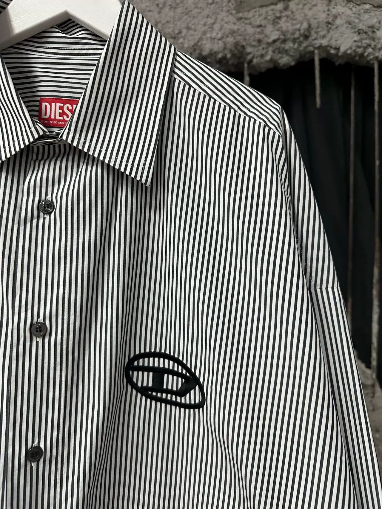 Diesel Diesel Striped Button Up Shirt Size M Size US M / EU 48-50 / 2 - 6 Thumbnail