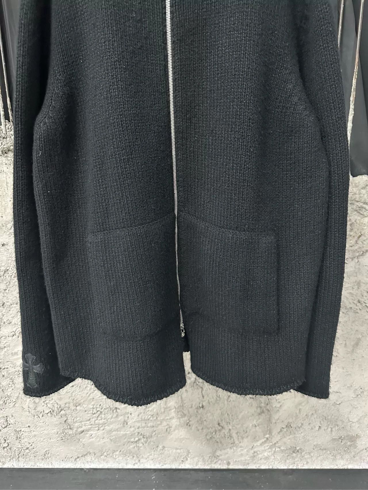 Chrome Hearts Chrome Hearts Leather Cross Patch Zip Up Hoodie L Size US L / EU 52-54 / 3 - 5 Thumbnail