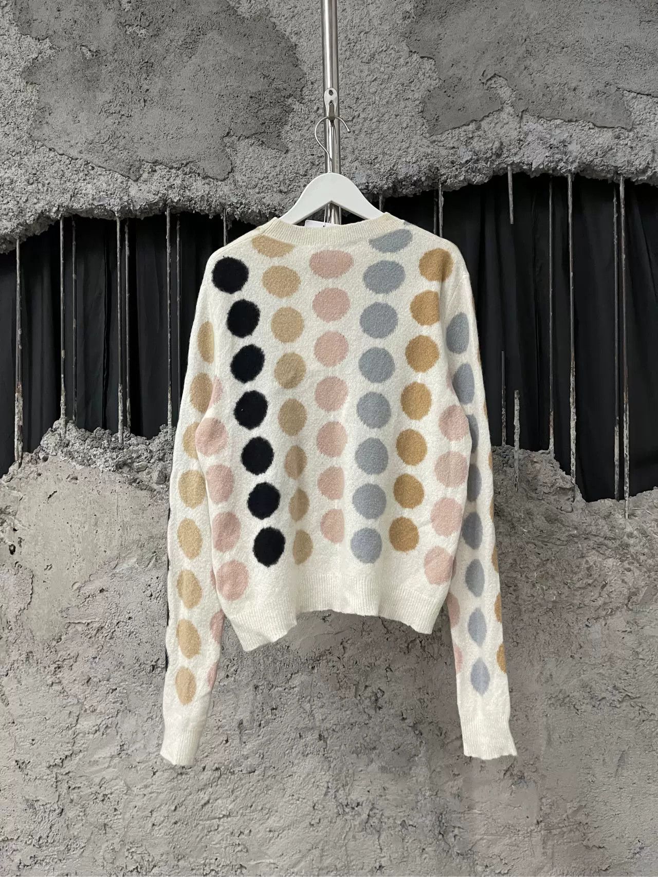 Dior Dior Polka Dot Cashmere Sweater FR 38 Size S / US 4 / IT 40 - 3 Thumbnail