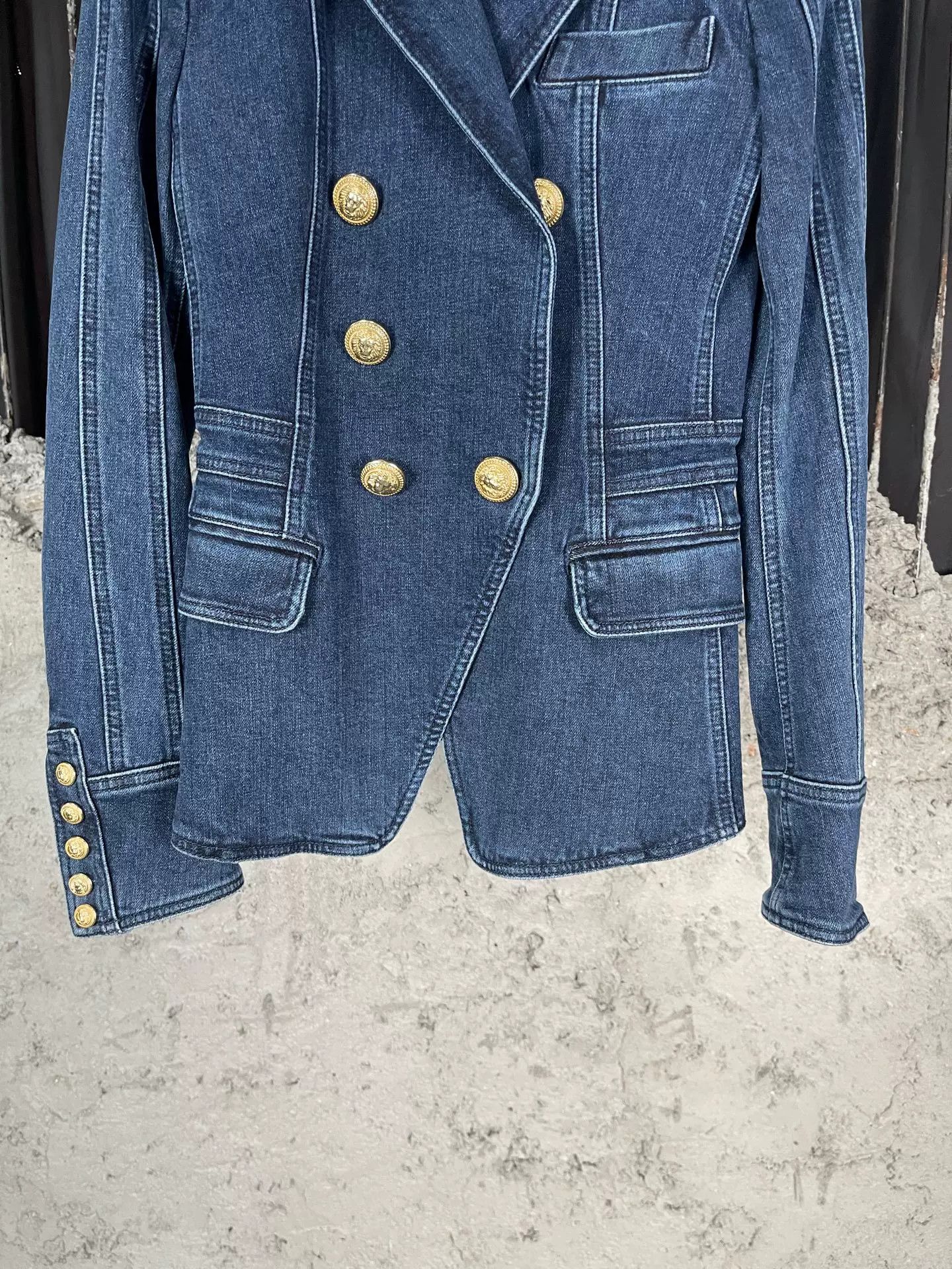 Balmain Balmain Gold Button Denim Jacket Size 36 Size XS / US 0-2 / IT 36-38 - 5 Thumbnail