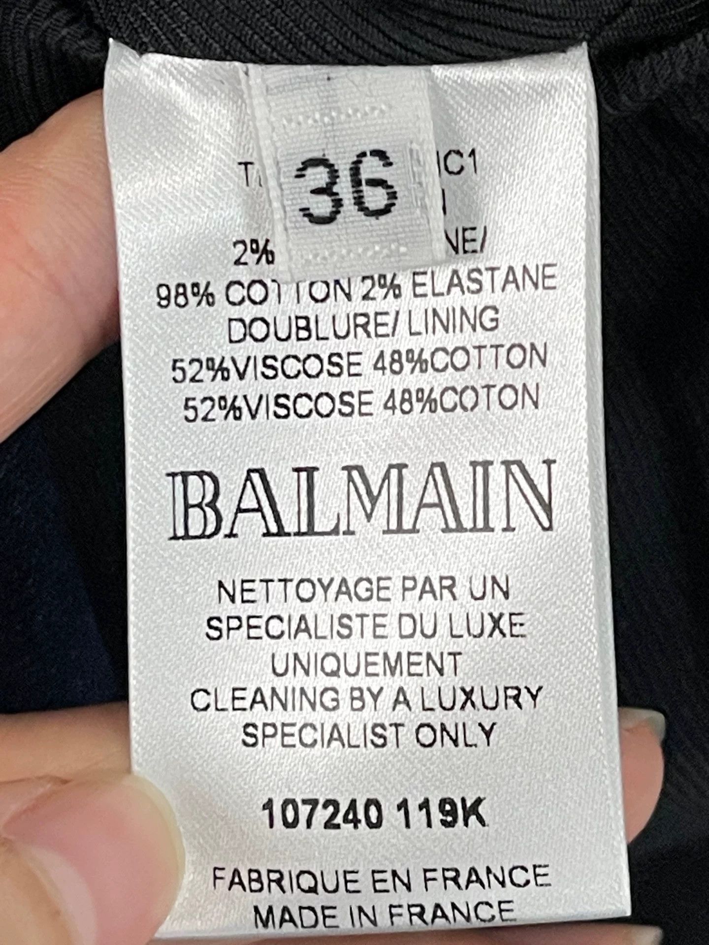 Balmain Balmain Gold Button Denim Jacket Size 36 Size XS / US 0-2 / IT 36-38 - 9 Thumbnail