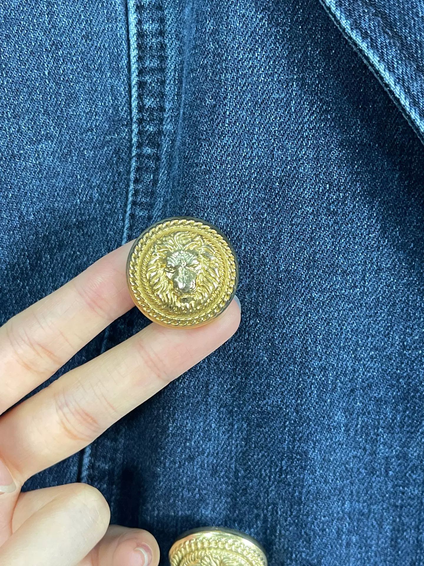 Balmain Balmain Gold Button Denim Jacket Size 36 Size XS / US 0-2 / IT 36-38 - 7 Thumbnail