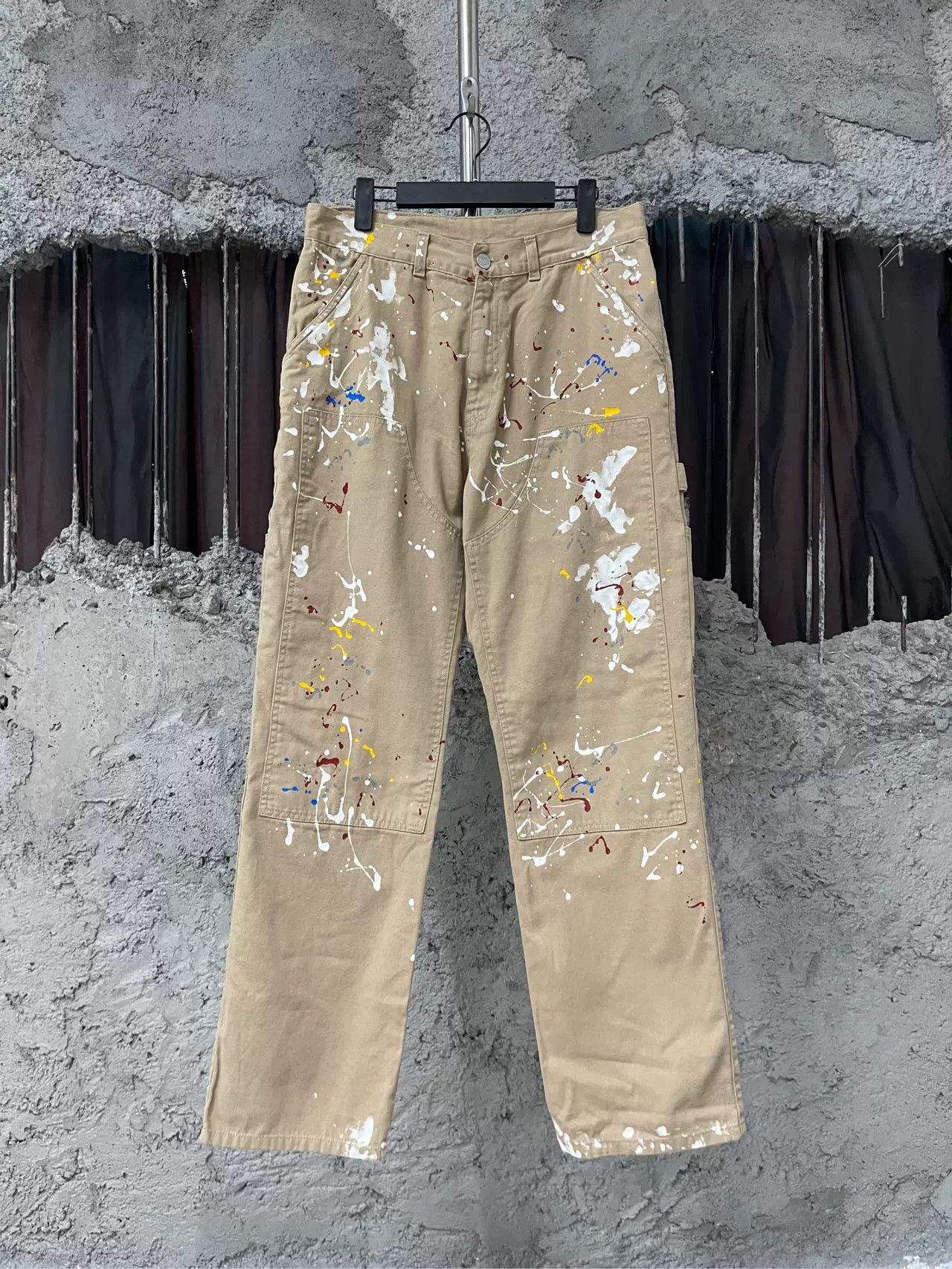 Martine Rose Martine Rose Paint Splatter Carpenter Pants XS Size US 28 / EU 44 - 2 Thumbnail