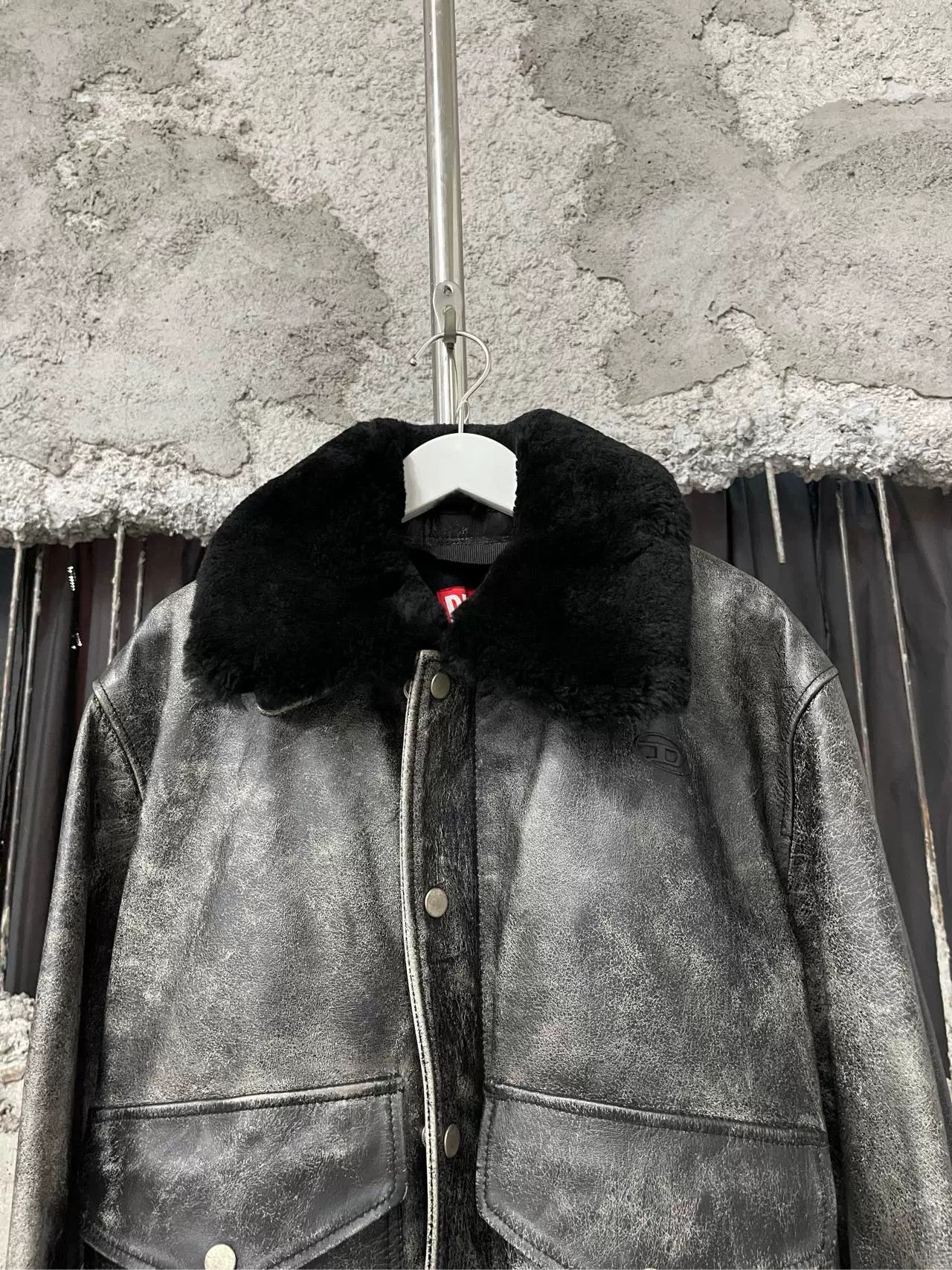 Diesel Diesel Distressed Leather Jacket Size S Size US S / EU 44-46 / 1 - 4 Thumbnail