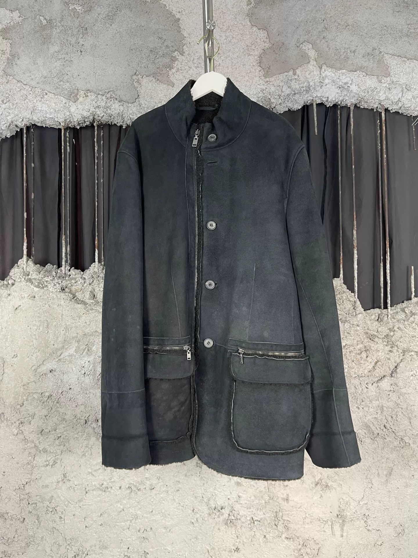Lanvin Lanvin Shearling Leather Jacket Size 50 Size US M / EU 48-50 / 2 - 2 Thumbnail