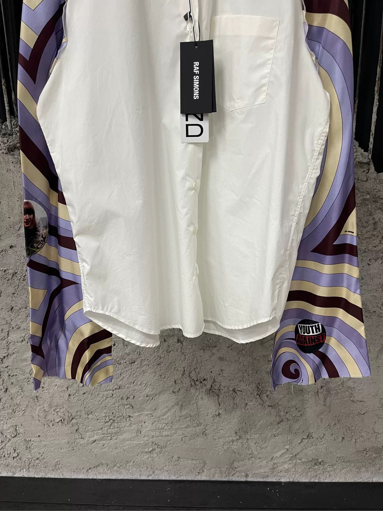 Raf Simons Raf Simons SS21 Graphic Sleeve Shirt Size S Size US S / EU 44-46 / 1 - 5 Thumbnail