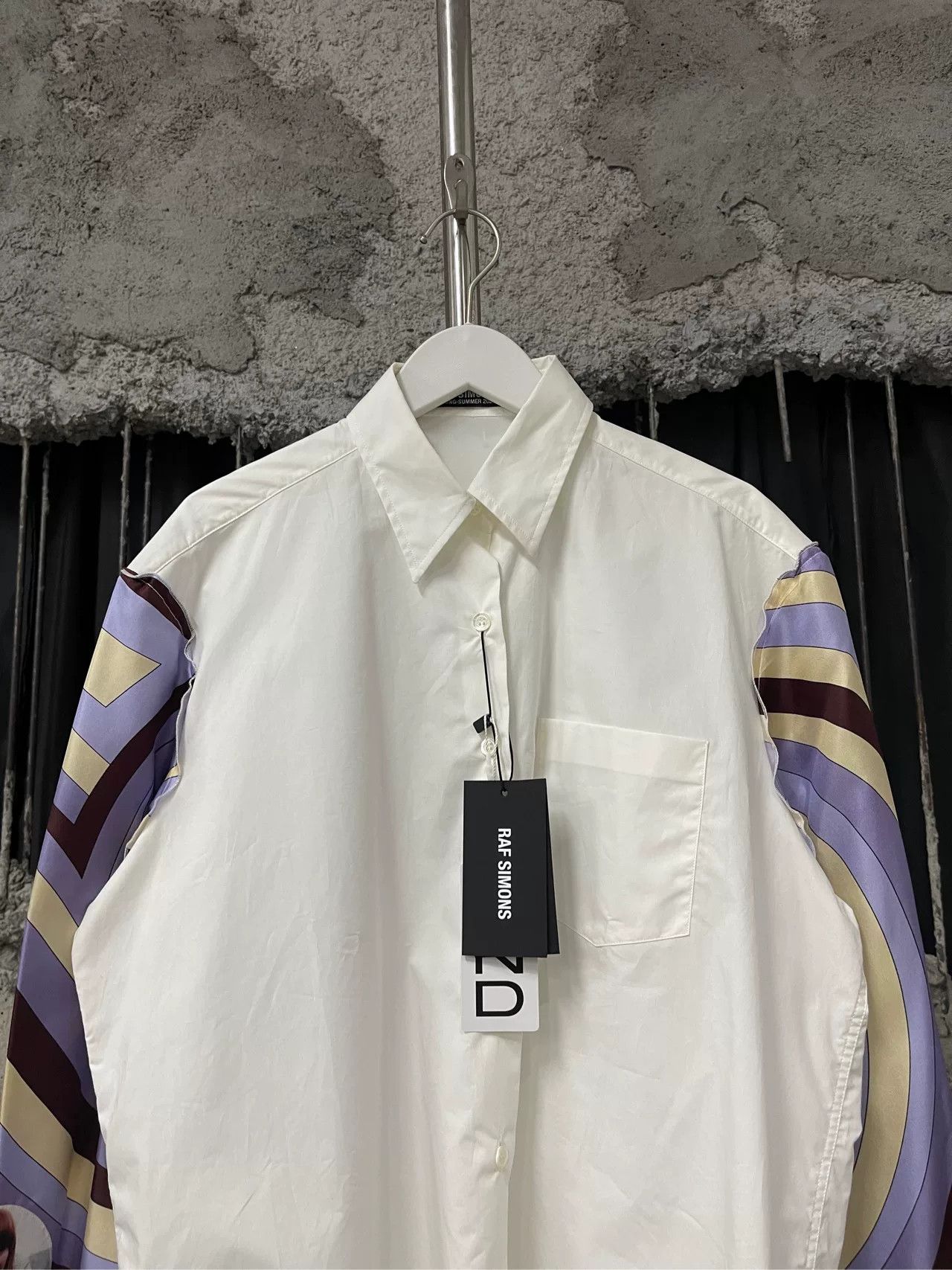 Raf Simons Raf Simons SS21 Graphic Sleeve Shirt Size S Size US S / EU 44-46 / 1 - 4 Thumbnail